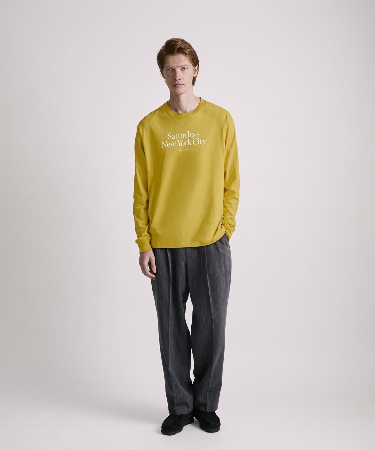 George Tweed Two Tuck Pant
