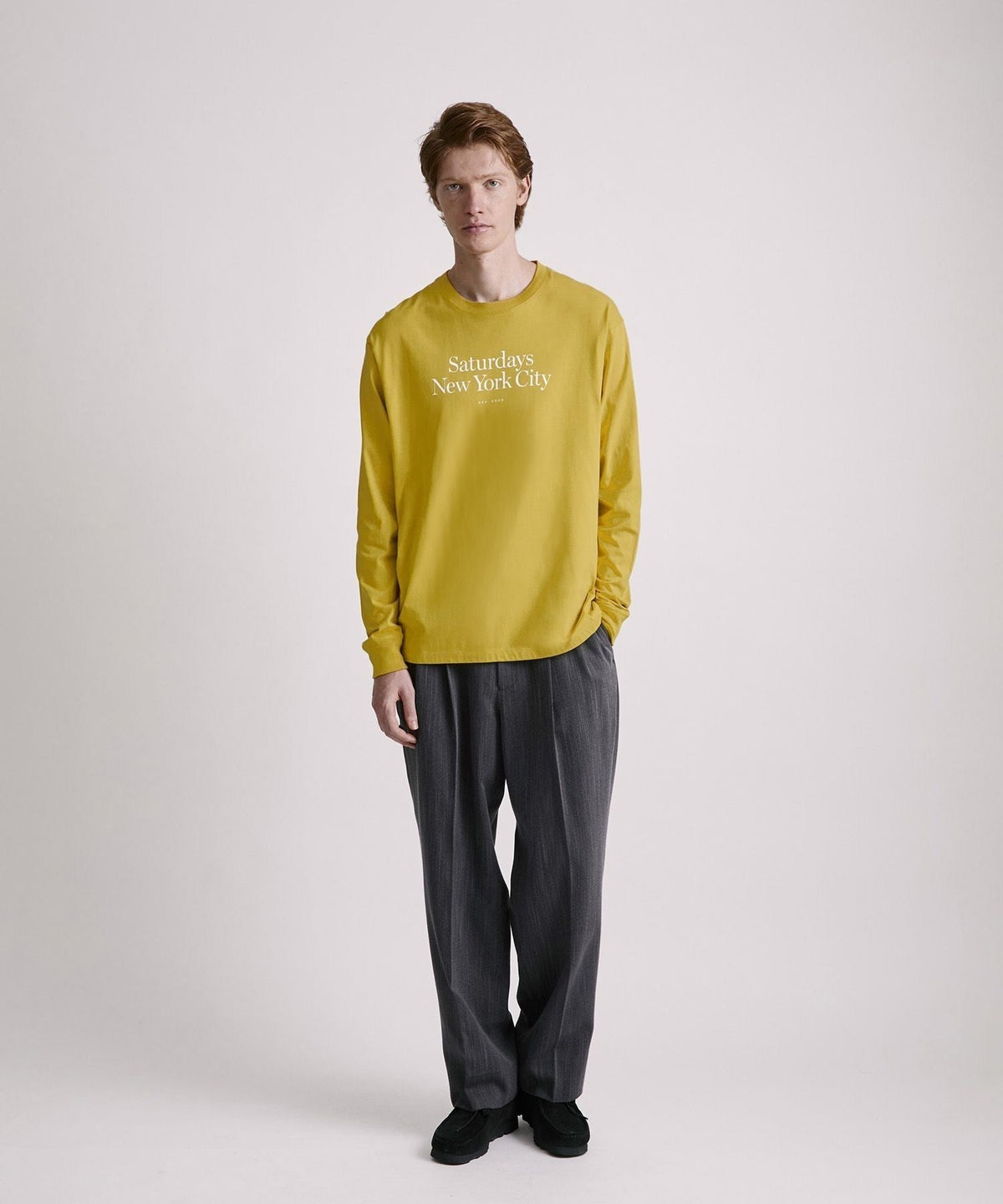 George Tweed Two Tuck Pant