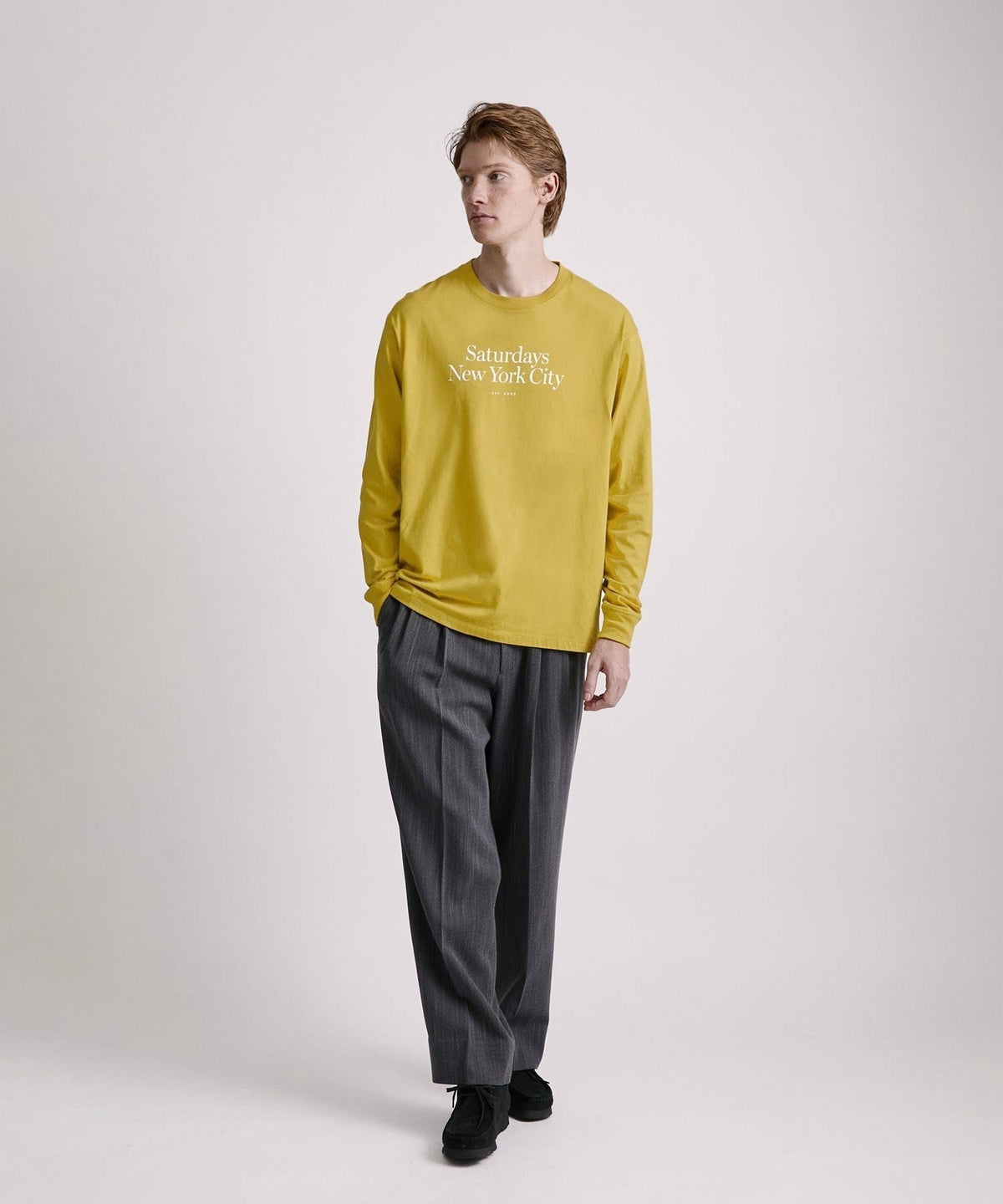 George Tweed Two Tuck Pant