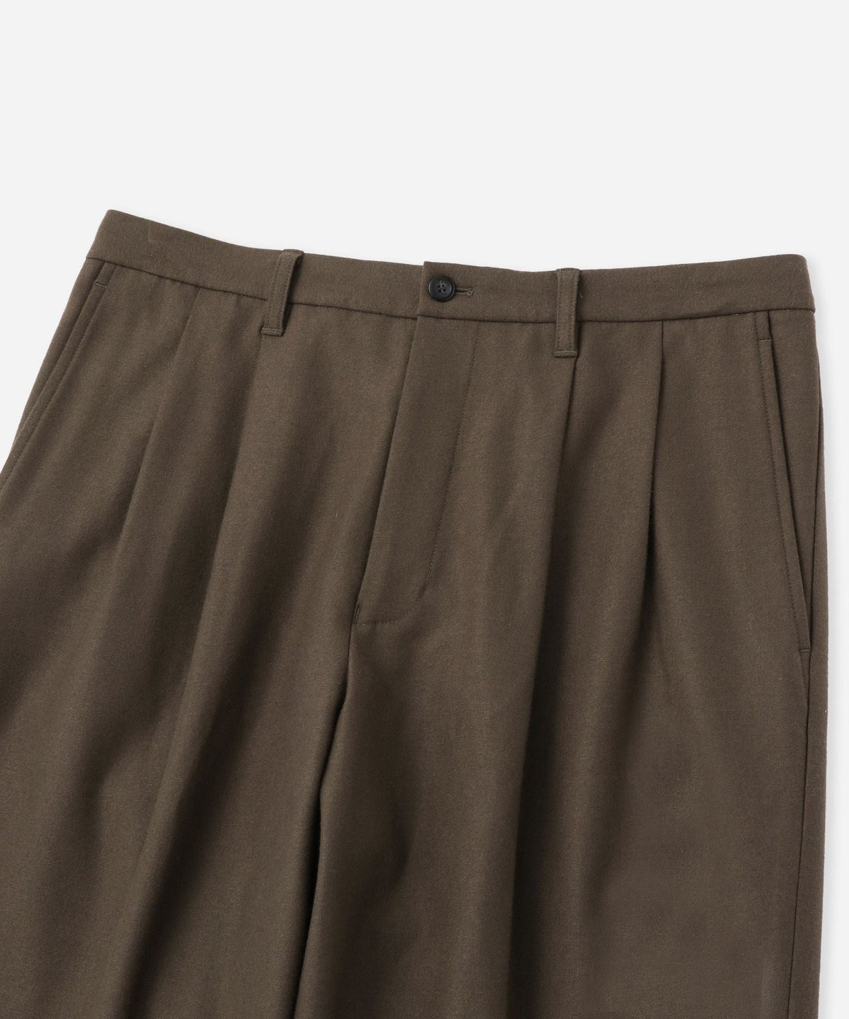 George Flannel Two Tuck Pants