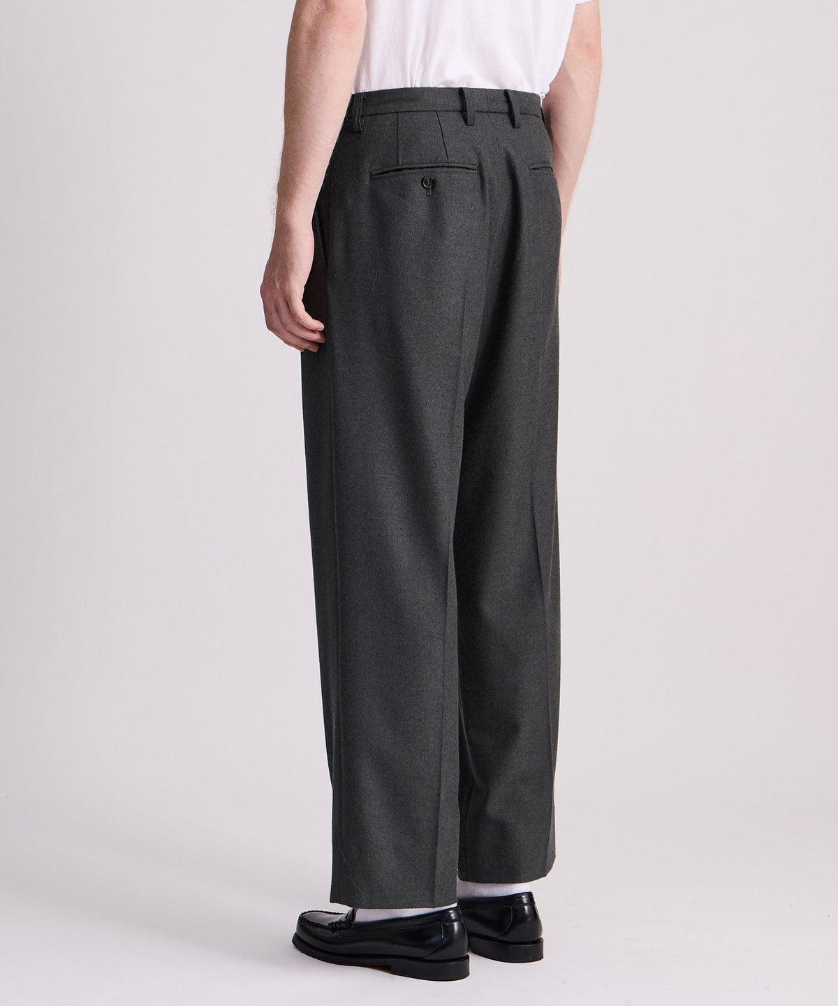 George Flannel Two Tuck Pants
