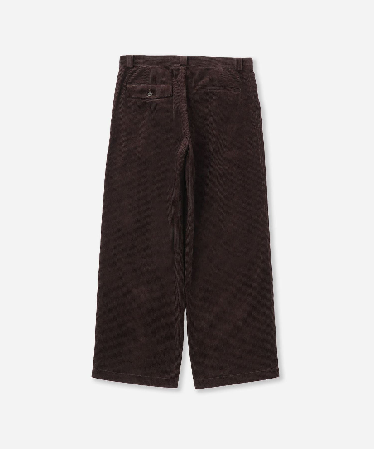 George Corduroy Wide Two Tuck Pants