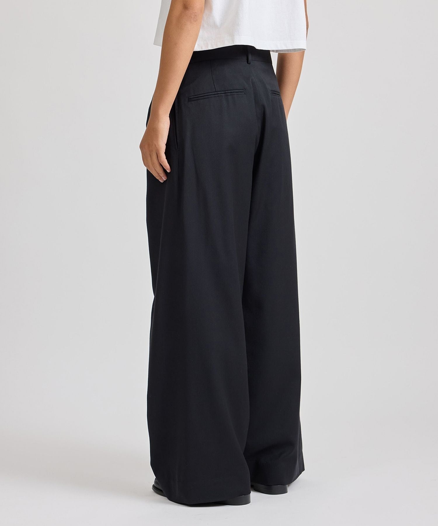 Kim Pleated Wide Leg Pants  | WOMEN