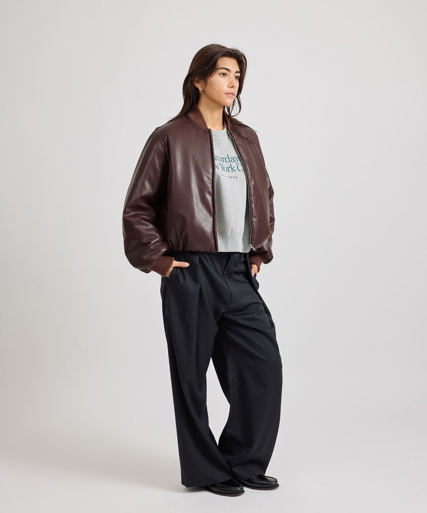 Kim Pleated Wide Leg Pants  | WOMEN