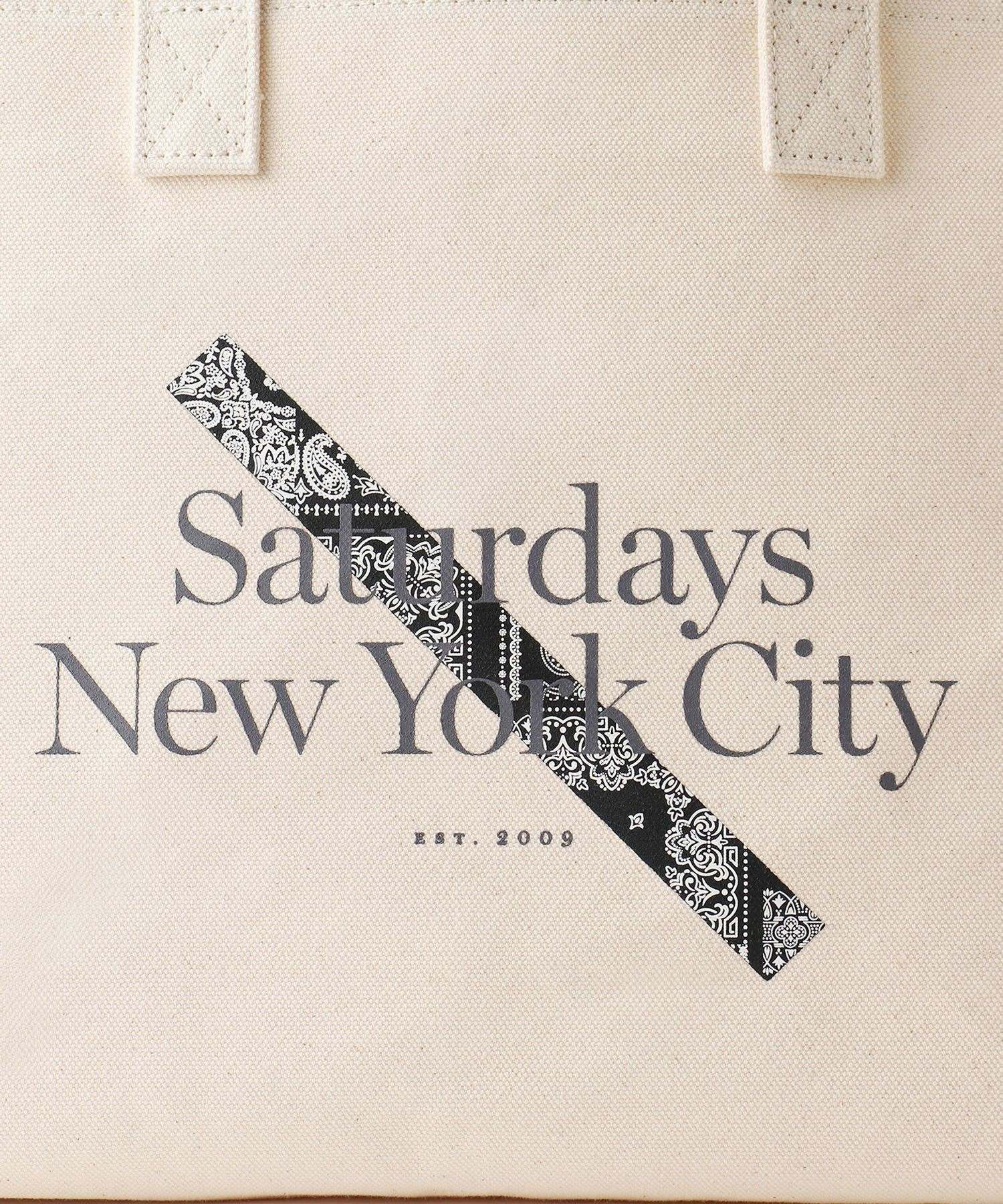MIYAGIHIDETAKA x Saturdays NYC Bandana Slash Tote bag | Saturdays