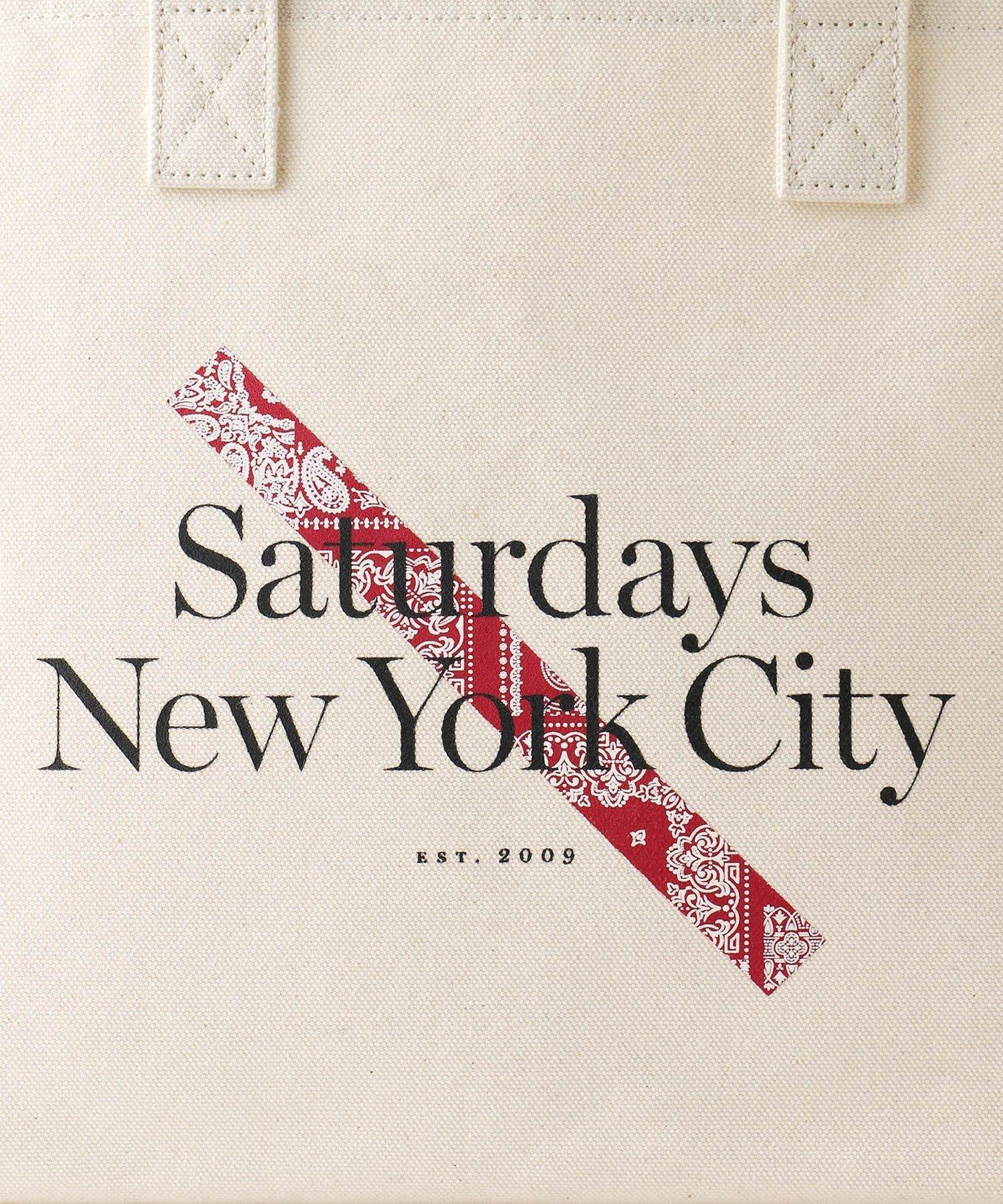 MIYAGIHIDETAKA x Saturdays NYC Bandana Slash Tote bag | Saturdays