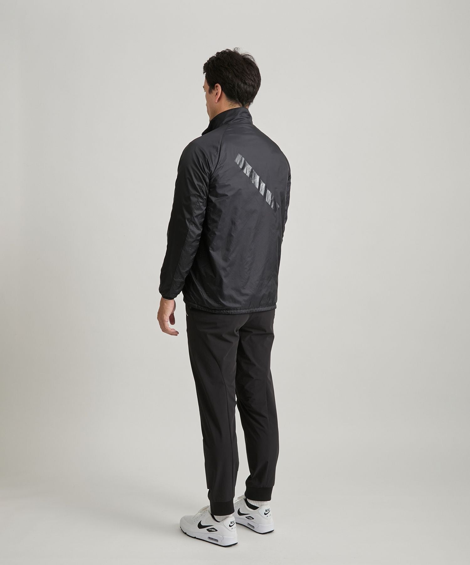 Punching Slash Logo Stretch Blouson