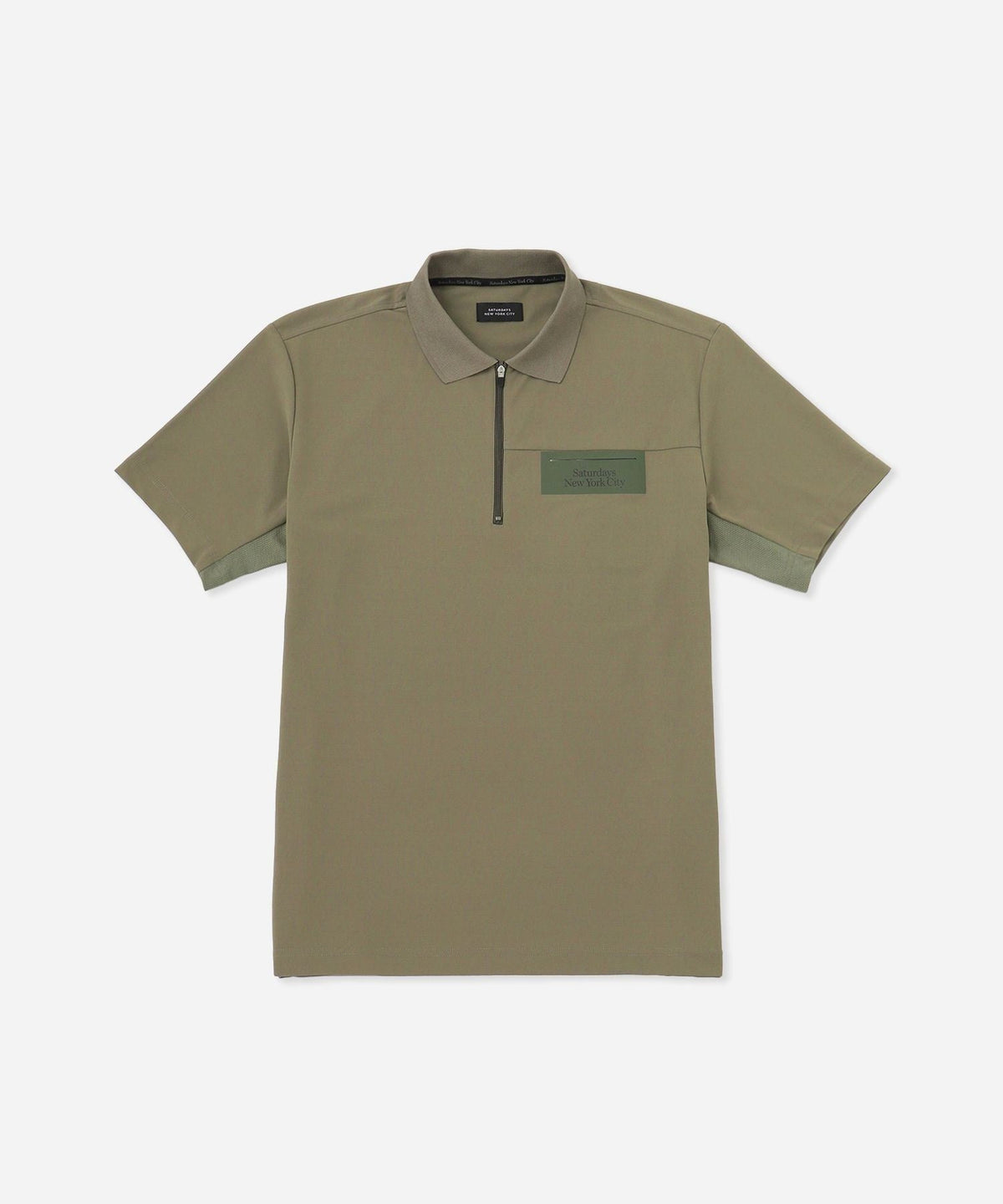 36G MicroPique SS Half Zip Polo