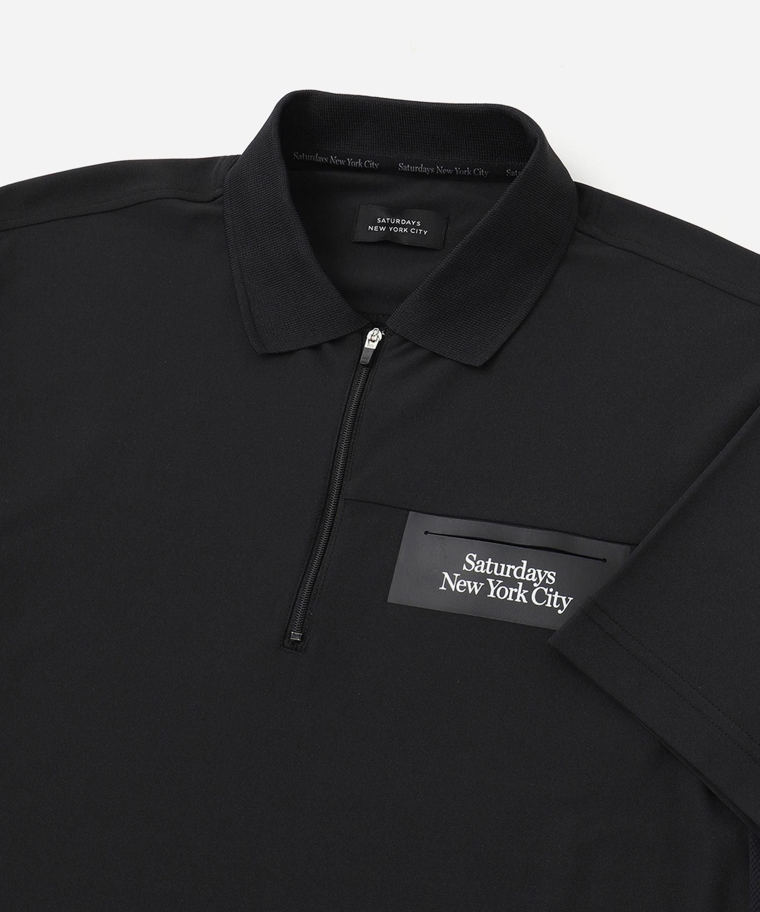 36G MicroPique SS Half Zip Polo