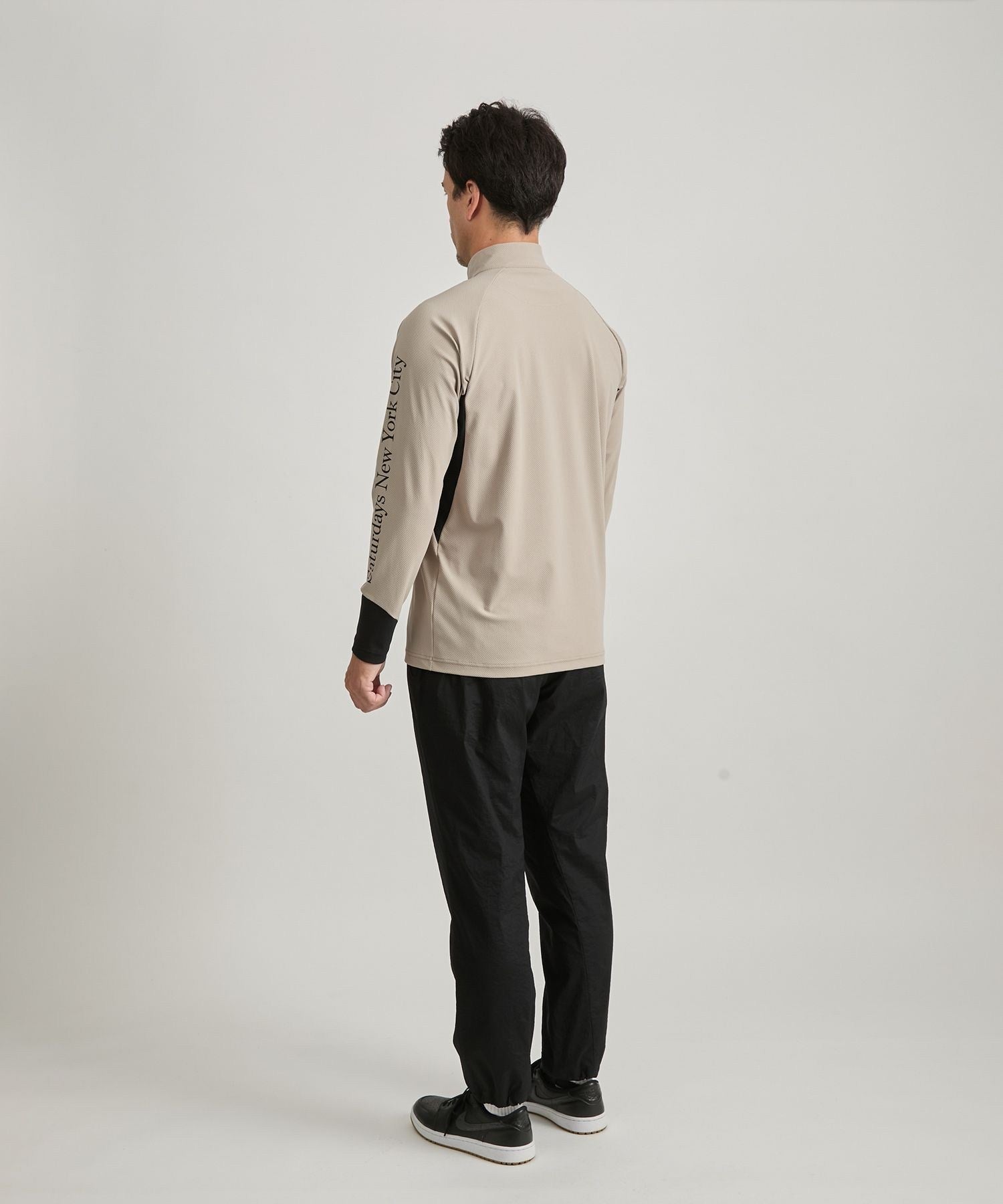 3D Tricot Half Zip LS Shirt | Saturdays NYC Japan