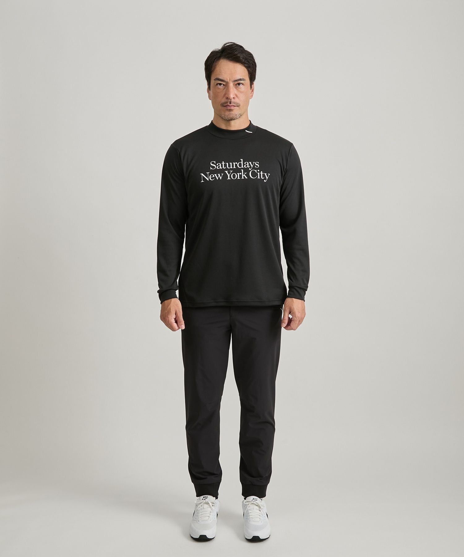 3D Tricot Half Zip LS Shirt