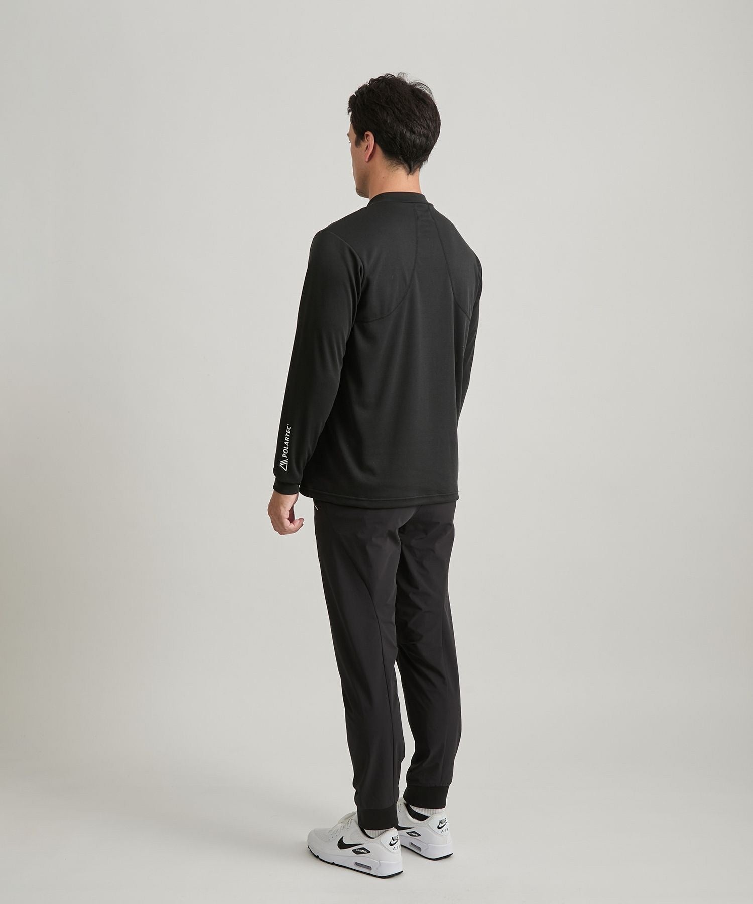 3D Tricot Half Zip LS Shirt