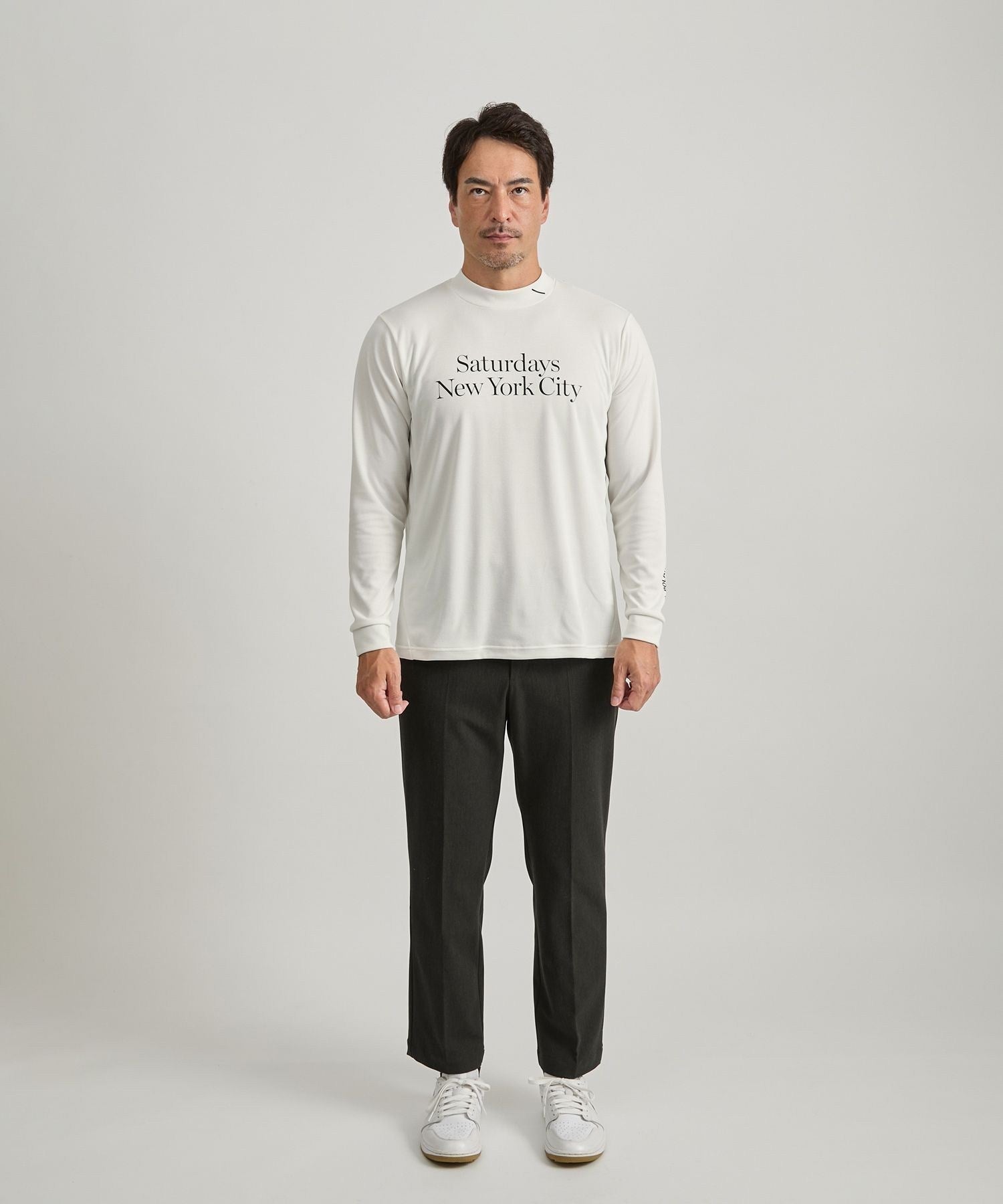3D Tricot Half Zip LS Shirt