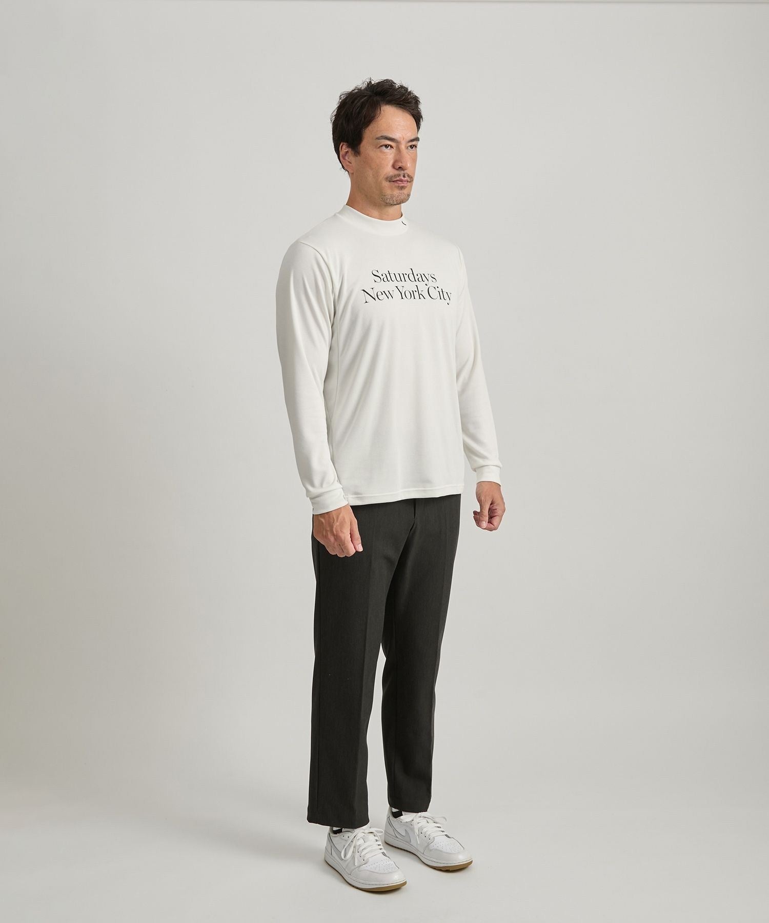 3D Tricot Half Zip LS Shirt