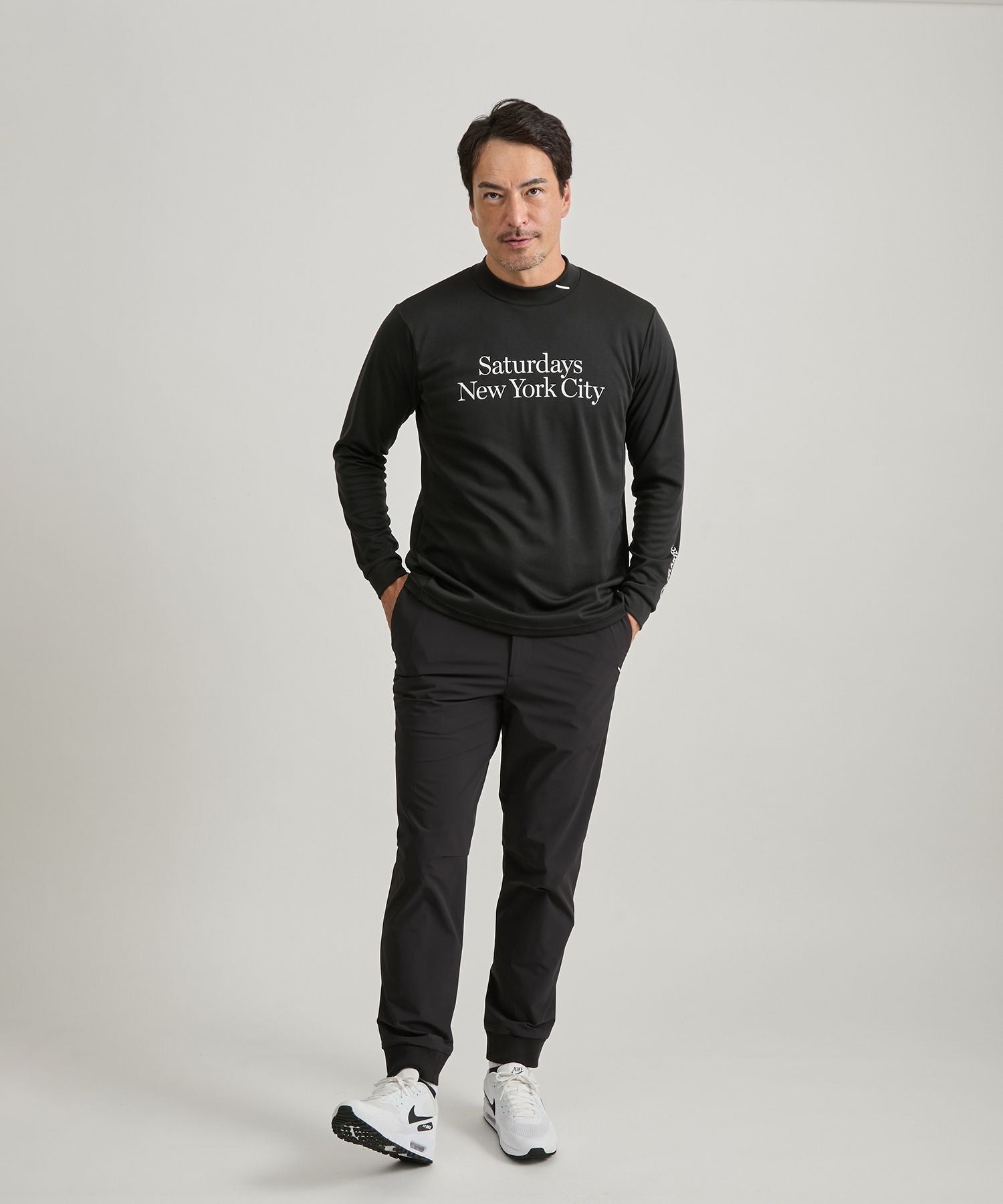 3D Tricot Half Zip LS Shirt