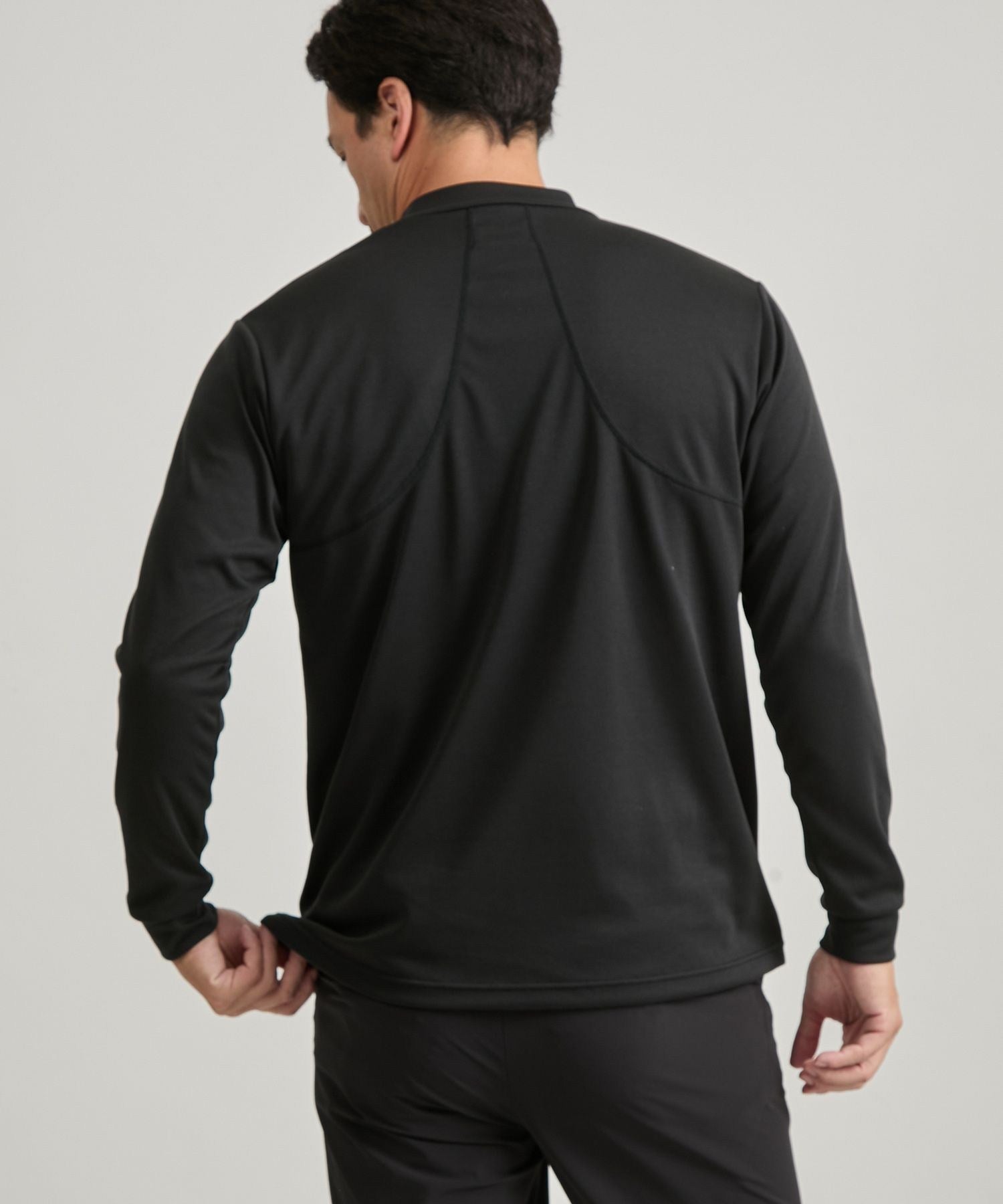 3D Tricot Half Zip LS Shirt