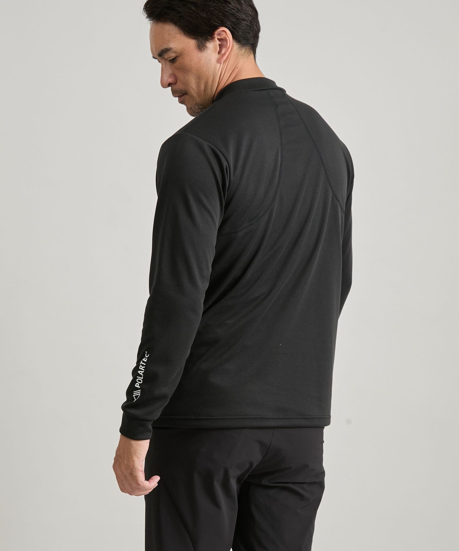 3D Tricot Half Zip LS Shirt