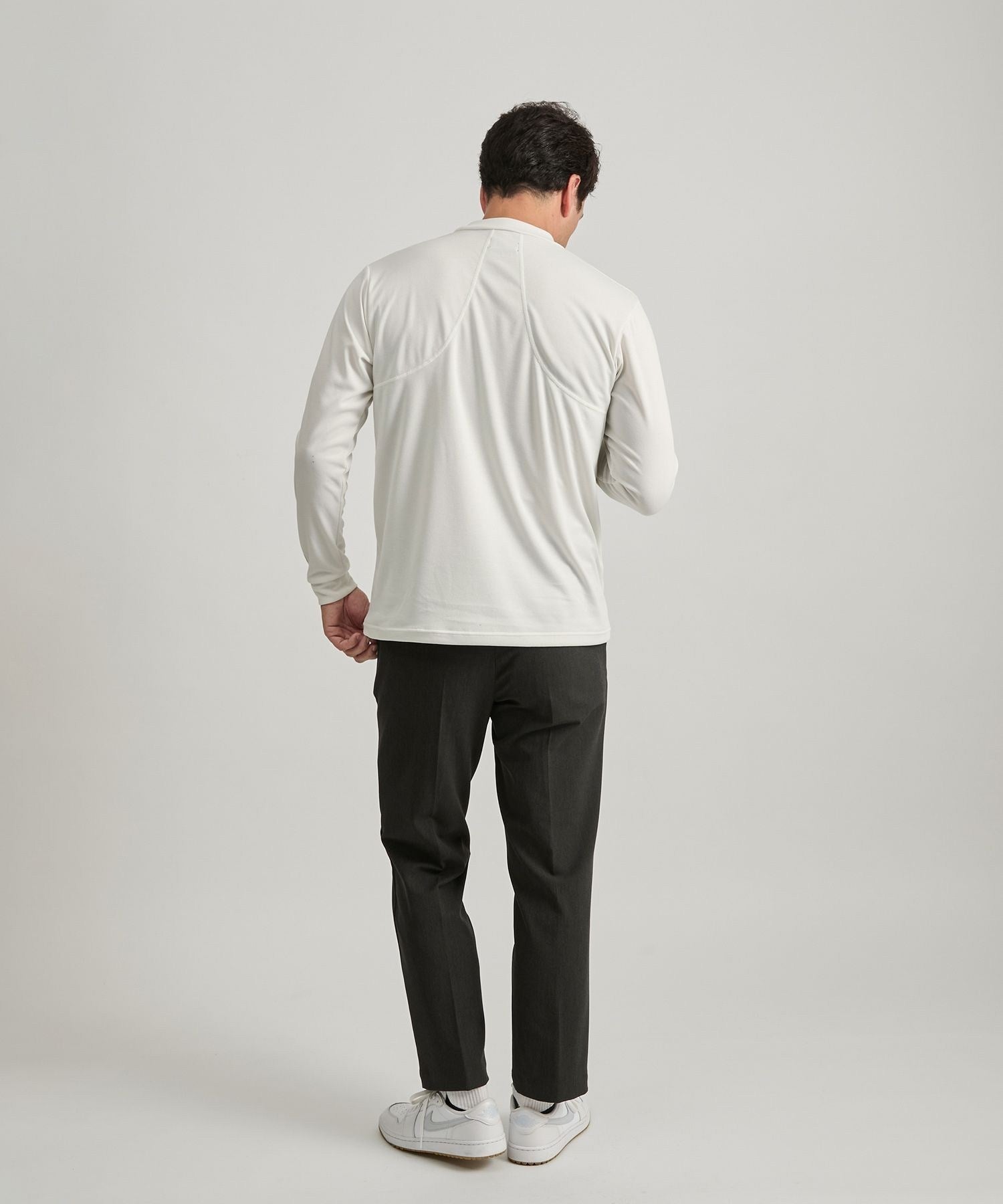 3D Tricot Half Zip LS Shirt