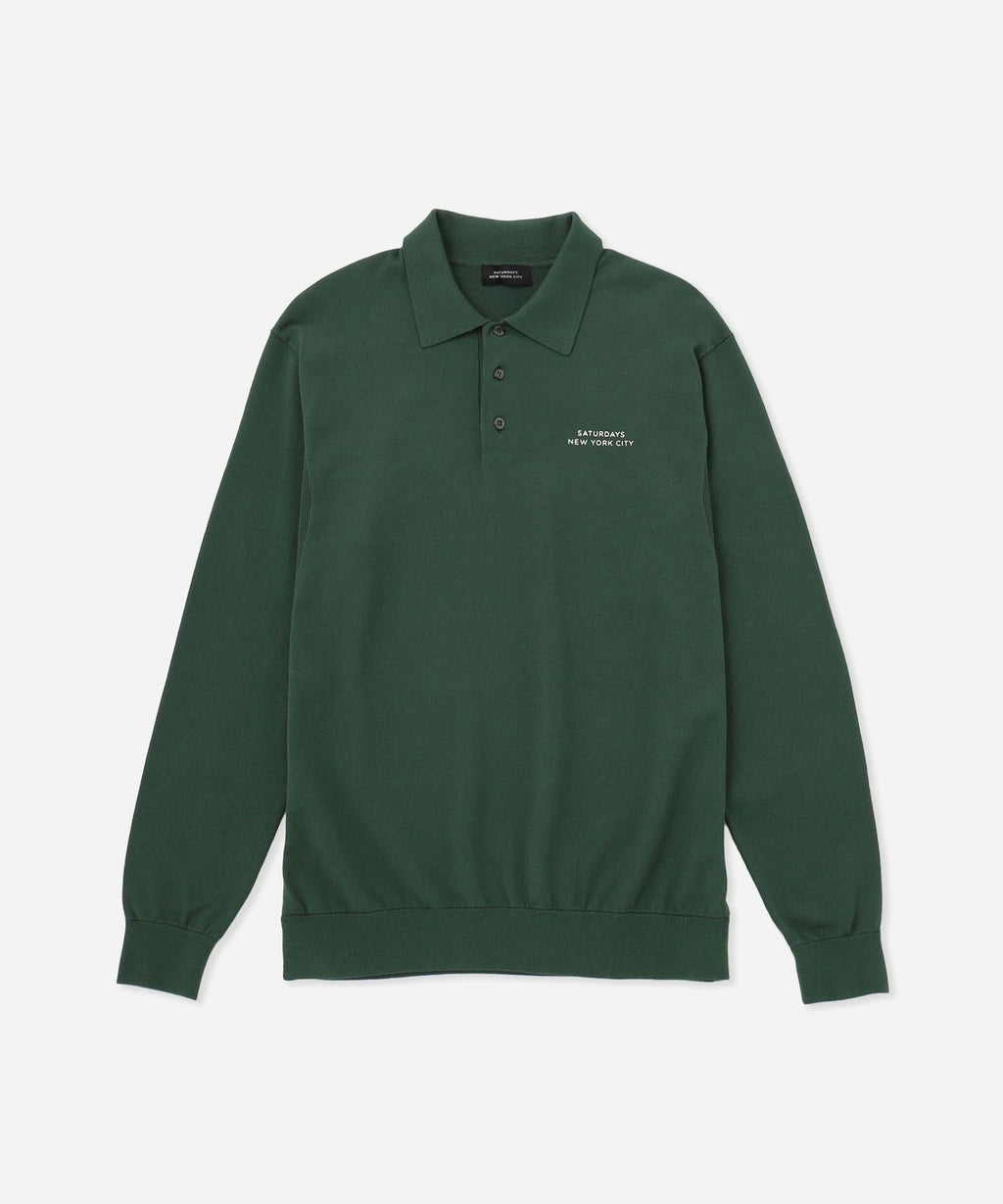 LS Knit Polo | Saturdays NYC Japan