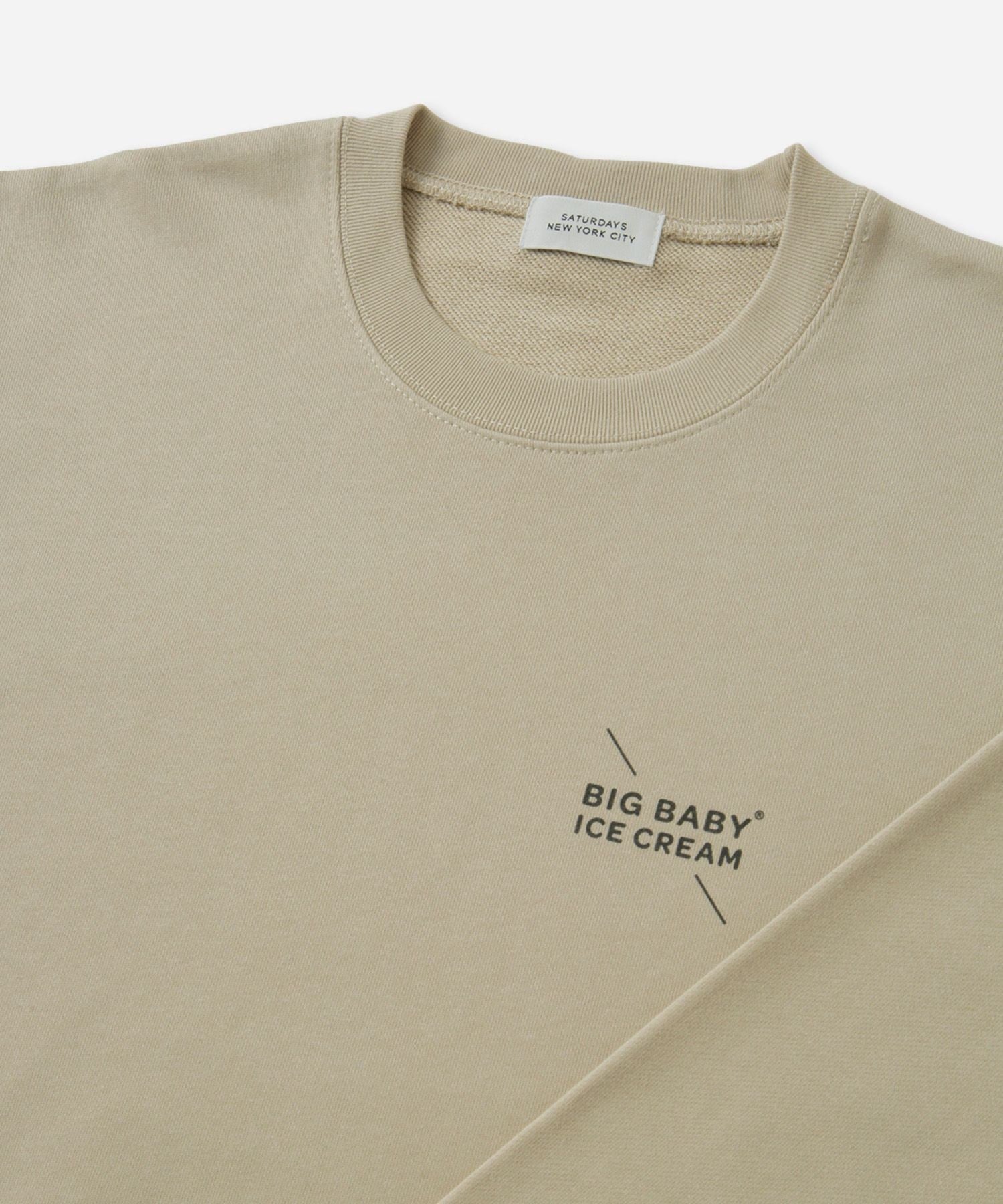 BIG BABY ICE CREAM x Saturdays NYC B Slash Sweatshirt | Saturdays