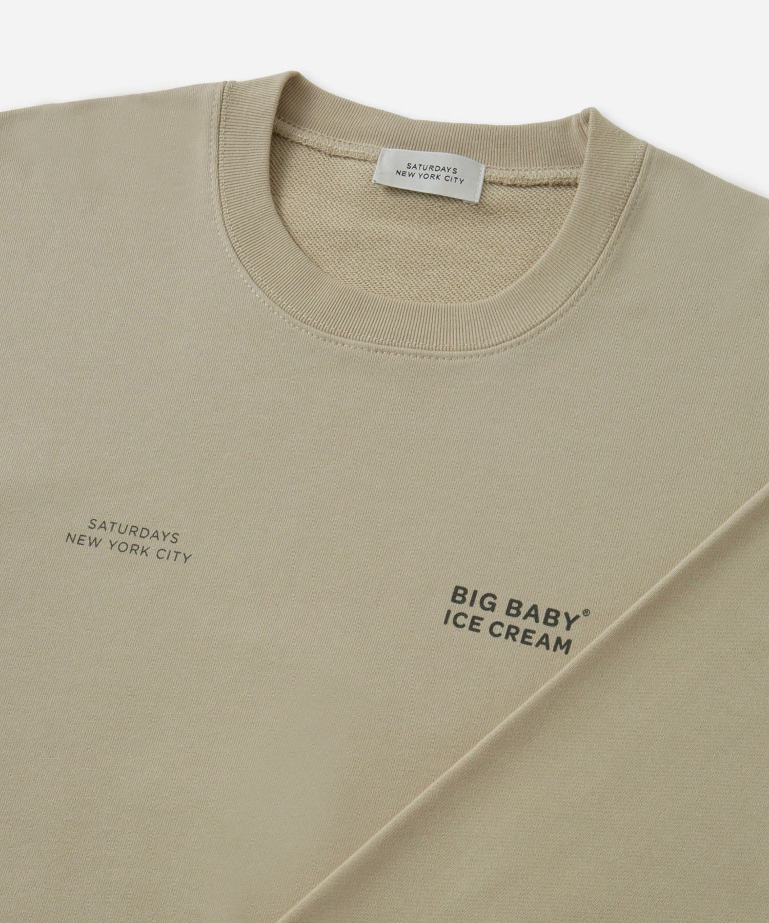 BIG BABY ICE CREAM x Saturdays NYC ICE Sweatshirt