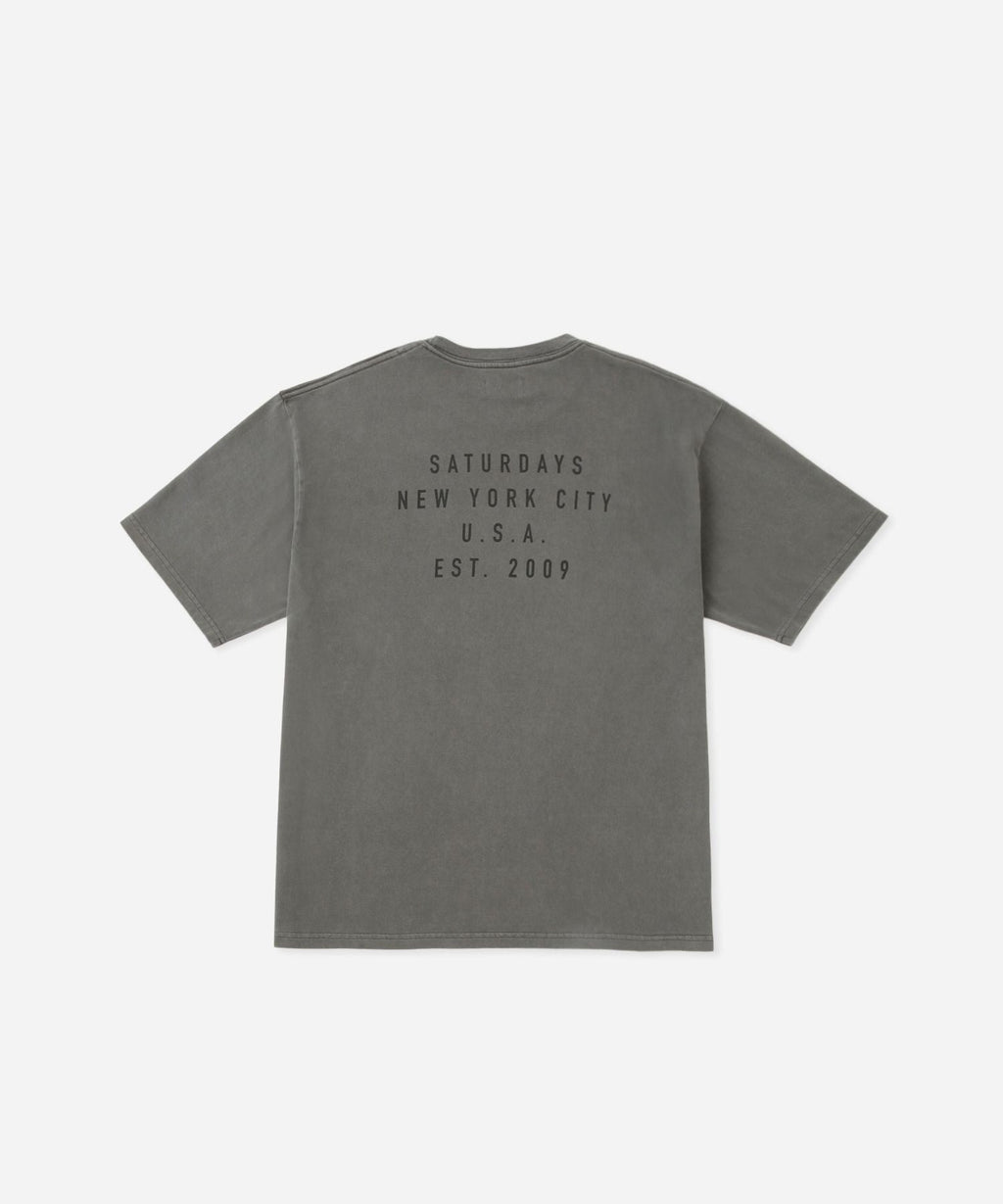 新作【MR NEARLY】gradient washed T-shirt gm16362 Tシャツ Pigment dyed Established SS T-Shirt | Saturdays NYC Japan