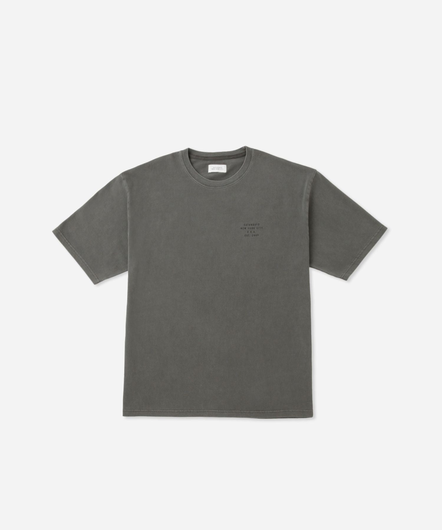 Pigment dyed Established SS T-Shirt | Saturdays NYC Japan