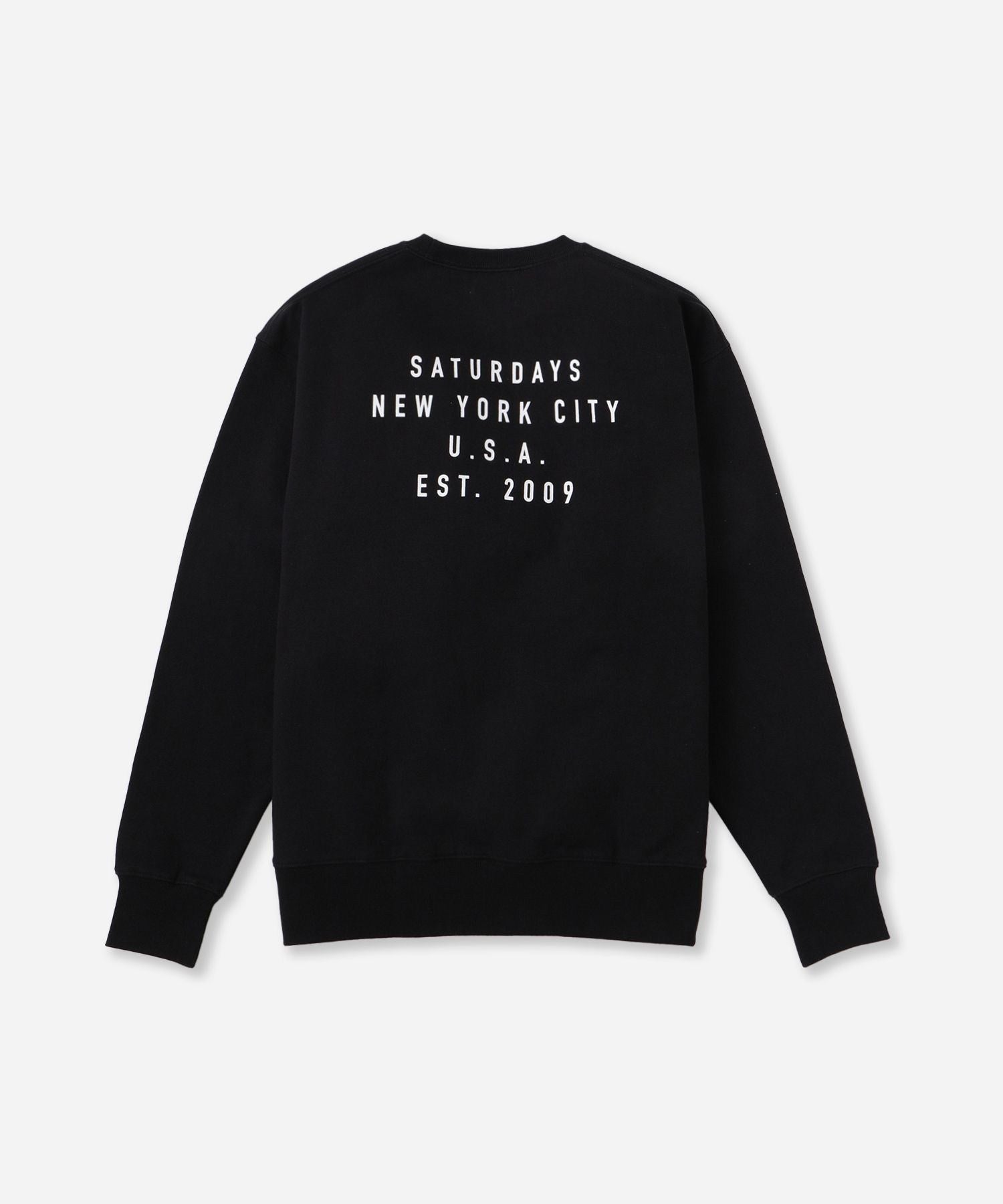 【グリーン（30）】Bowery Established Crew Sweatshirt Saturdays NYC(サタデーズ ニューヨークシティ) / Bowery Established
