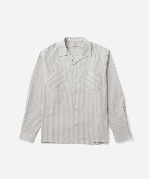 トップス STRIPED OPEN COLLAR SHIRT Marco Stripe Open Collar Shirt | Saturdays NYC Japan