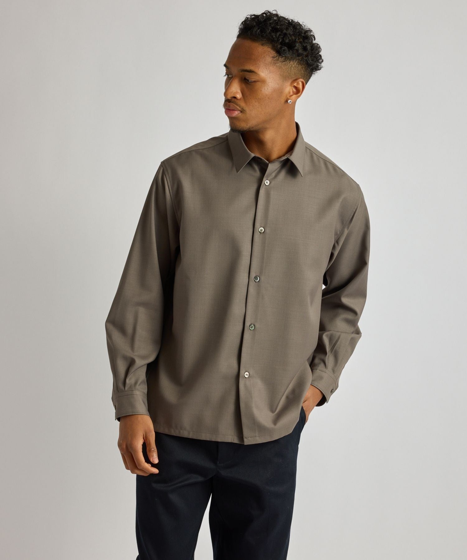 Kenmare Tropical Wool LS Shirt