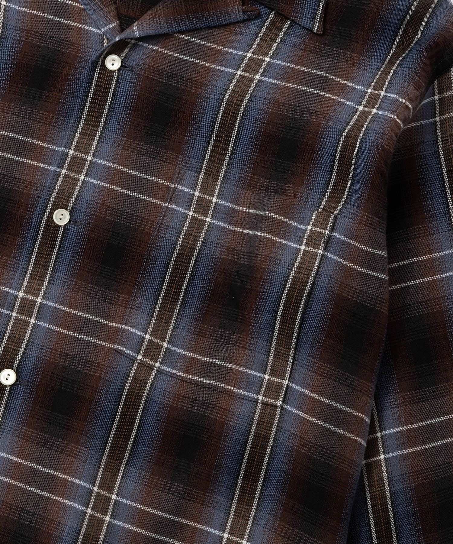 Marco Vintage Check LS Open Collar Shirt
