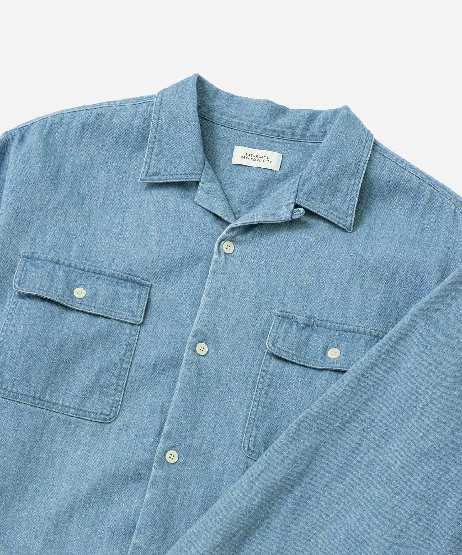 Hanley LS Open Collar Shirt