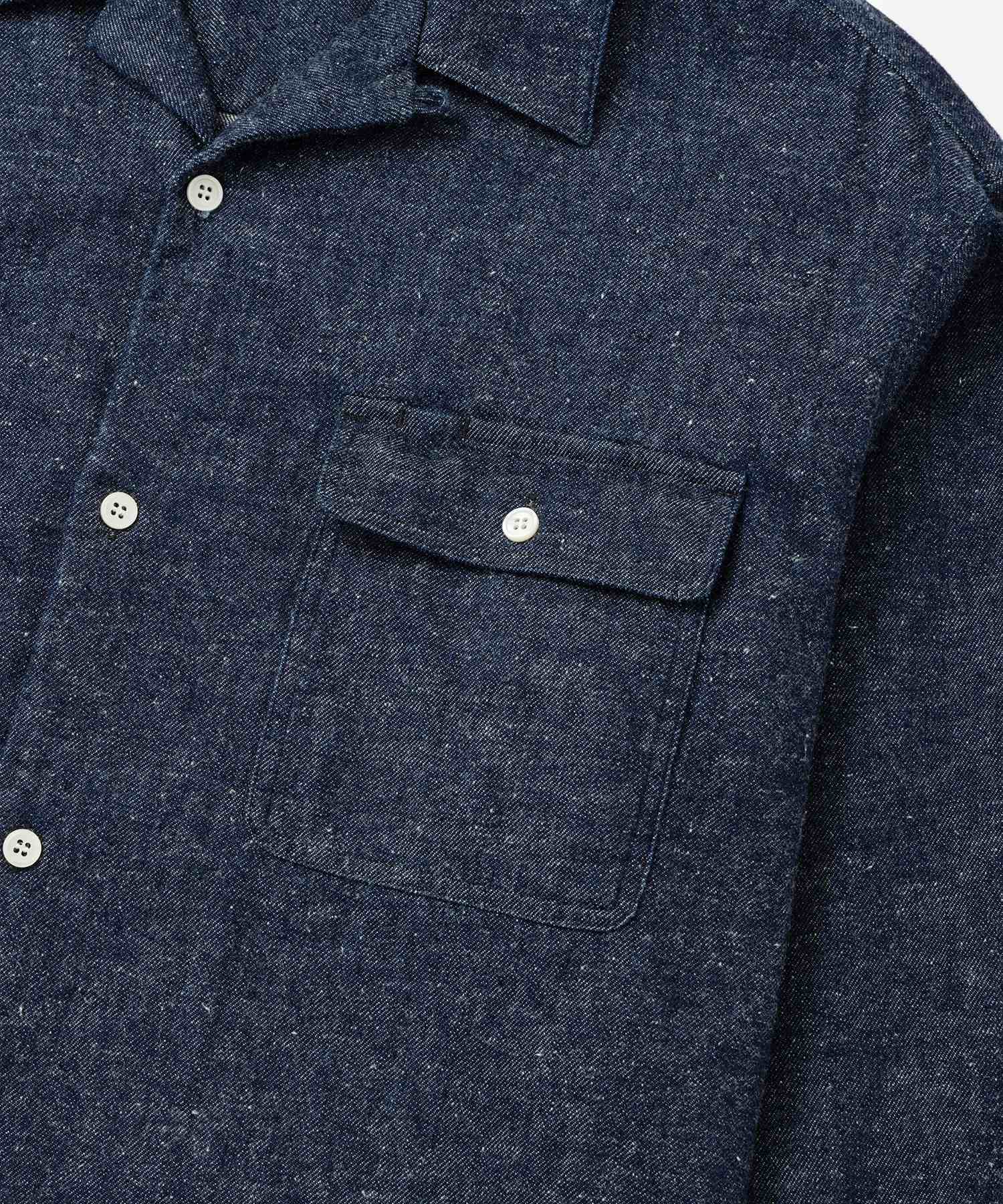 Hanley LS Open Collar Shirt