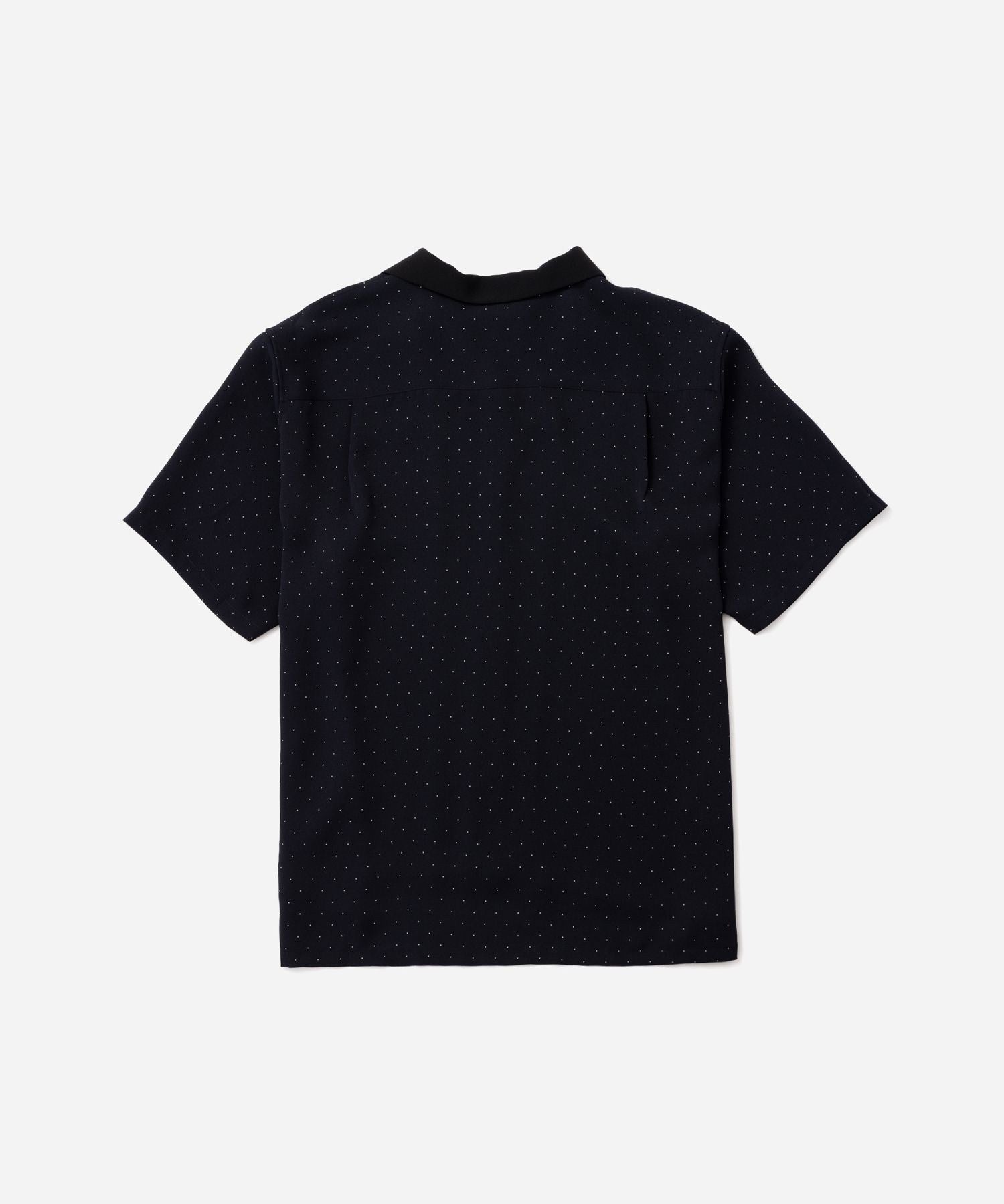 Hester Dot Print Open Collar SS Shirt