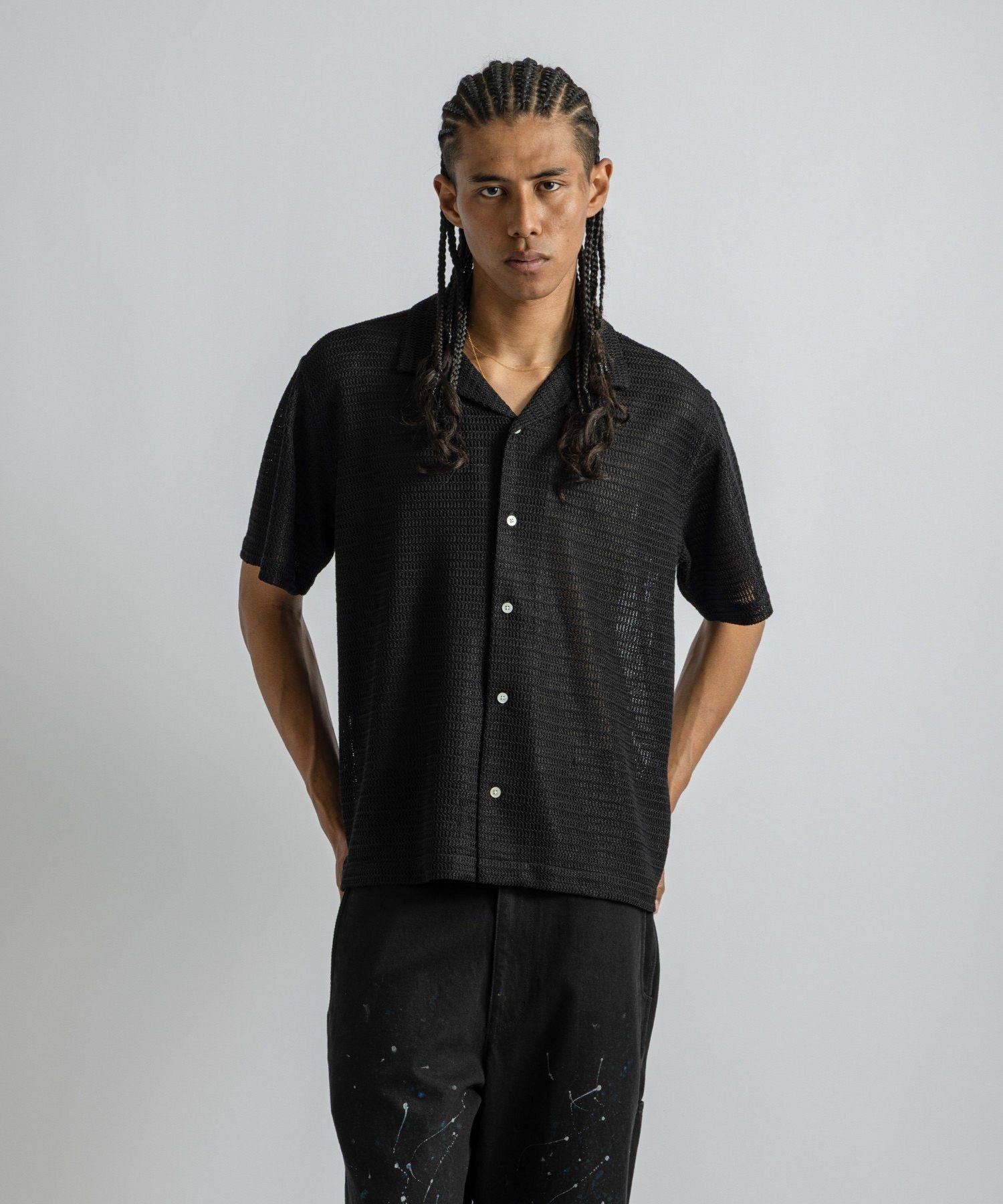 【レンガ（75）】Canty Lace SS Shirt Saturdays NYC - 【レンガ（75）】Canty Lace SS Shirtの通販 by