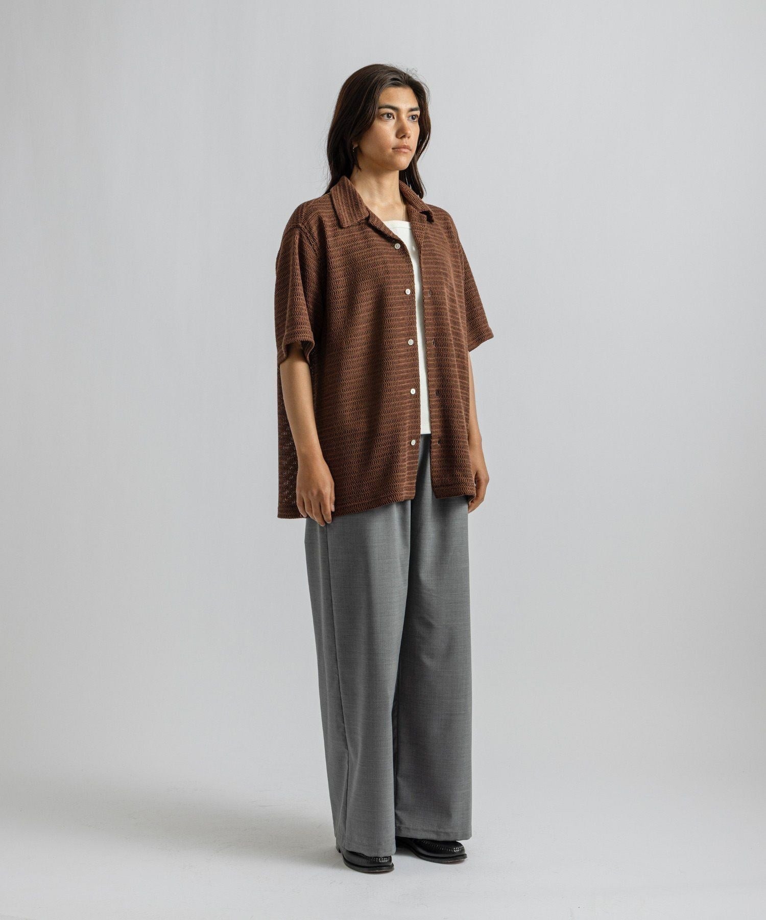 【ブラック（01）】Canty Cotton Lace Ss Shirt Canty Lace SS Shirt / SOICHI / Saturdays NYC ｜J'aDoRe JUN ONLINE