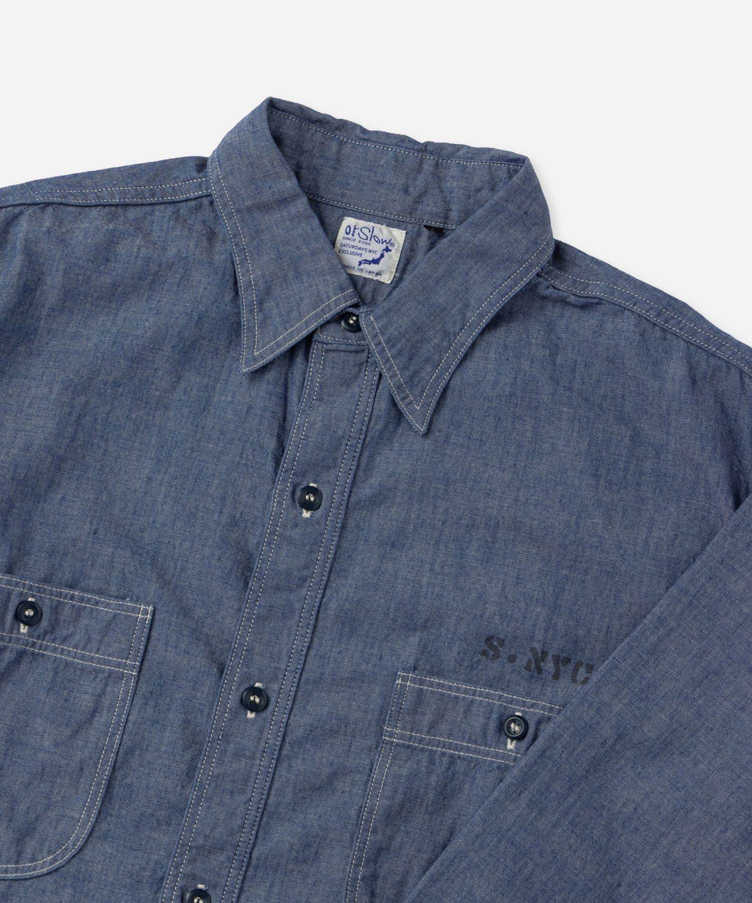 orSlow x Saturdays NYC RELAX FIT CHAMBRAY WORK SHIRT | Saturdays