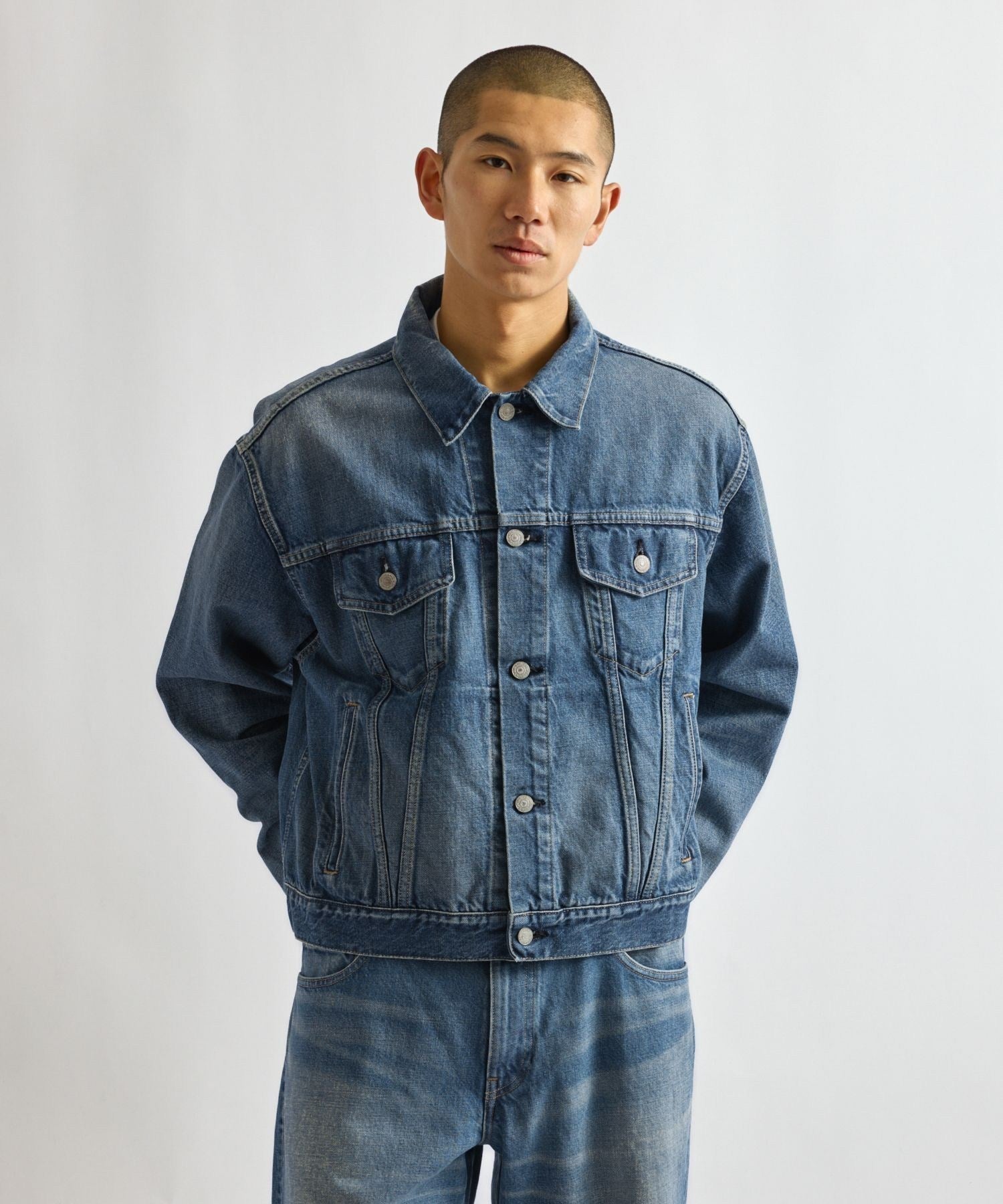 ジャケット・アウター HELIOT EMIL DENIM JACKET Emil Denim Jacket | Saturdays NYC Japan