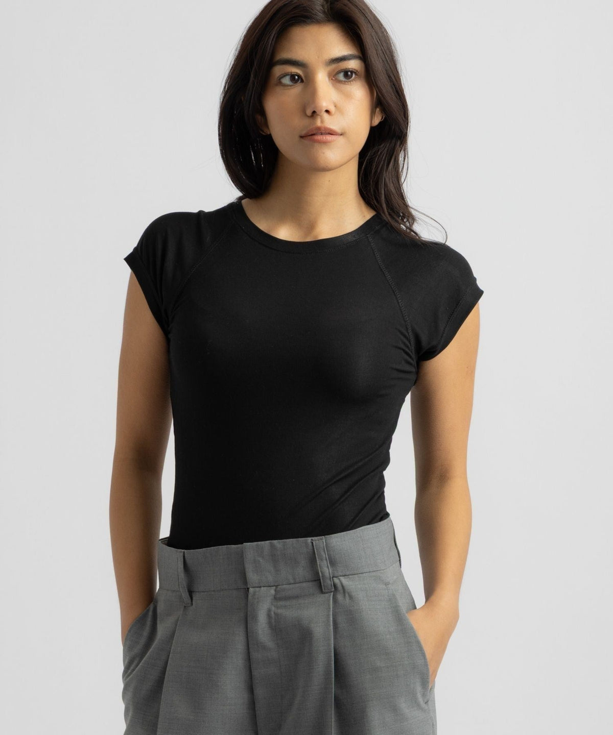 Bree Capped Sleeve Tee  | WOMEN