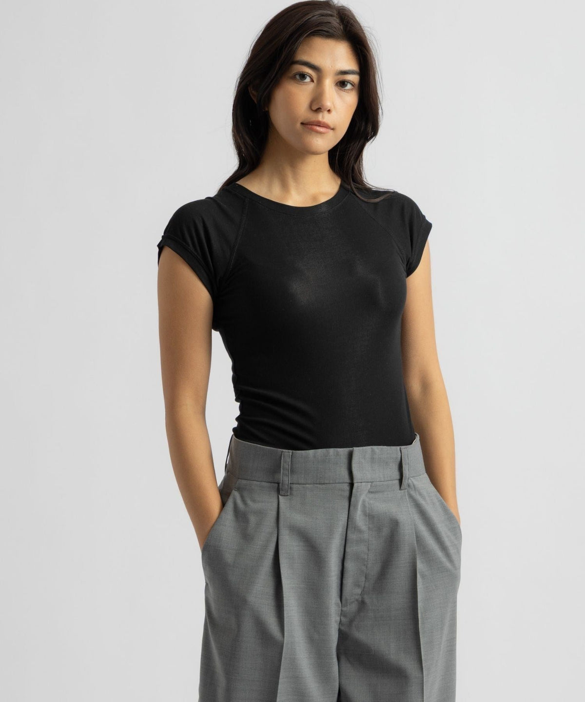 Bree Capped Sleeve Tee  | WOMEN