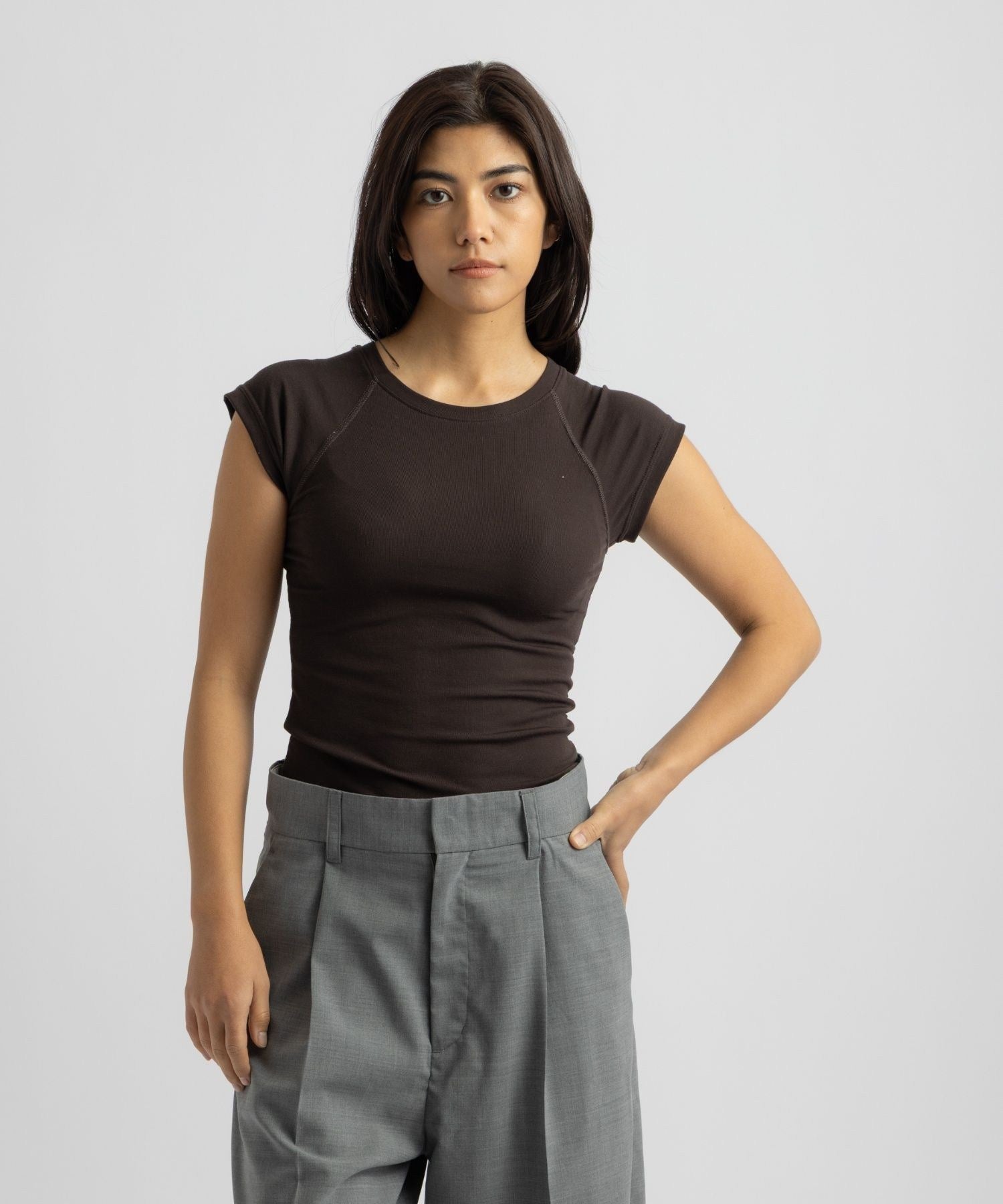 Bree Capped Sleeve Tee  | WOMEN