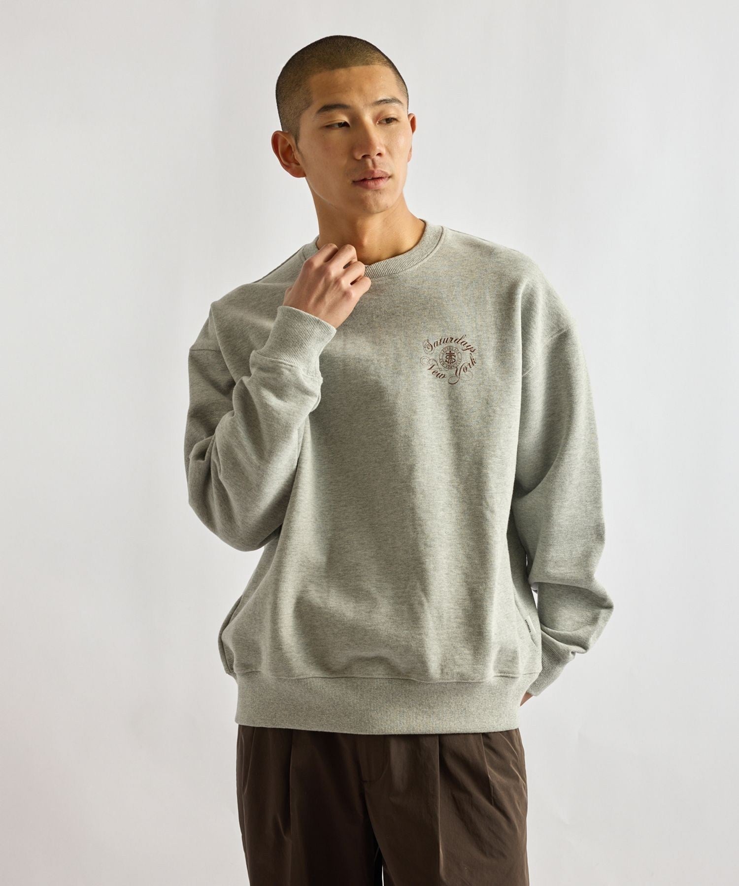 【グレー（07）】Bowery Loofah Collar Sweatshirt Bowery Loofah Collar Sweatshirt | Saturdays NYC Japan