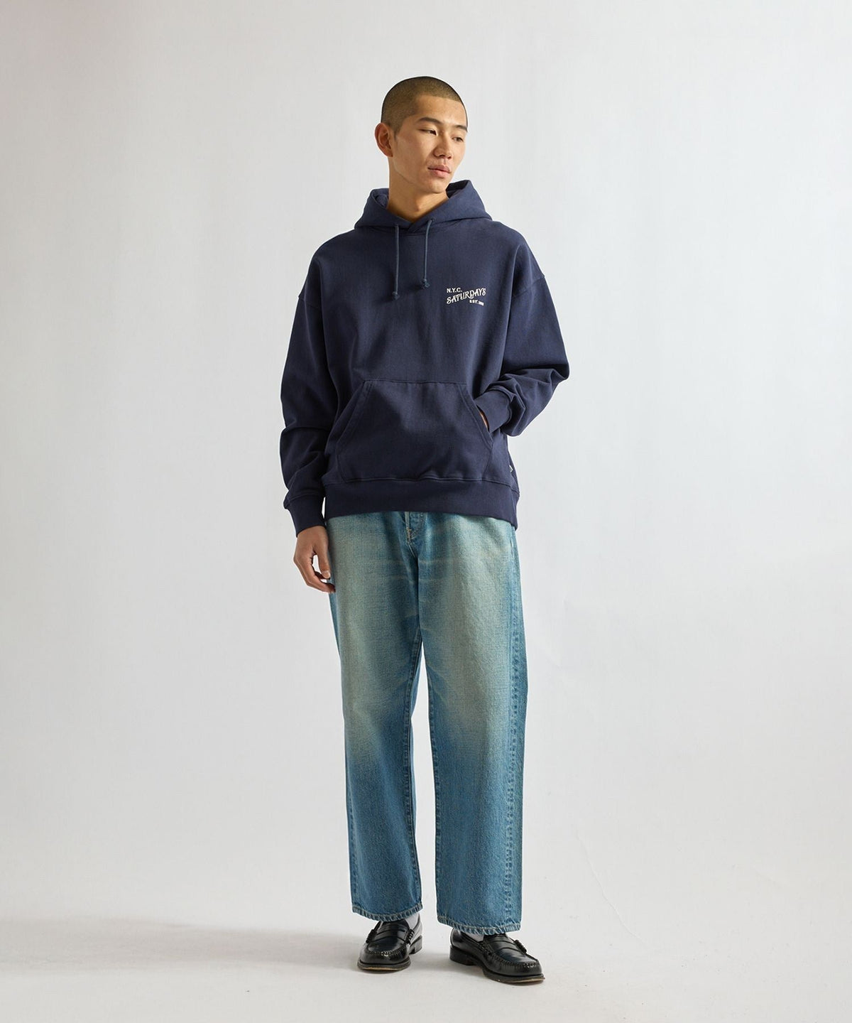 Warren Vintage Serif Relaxed Hoodie
