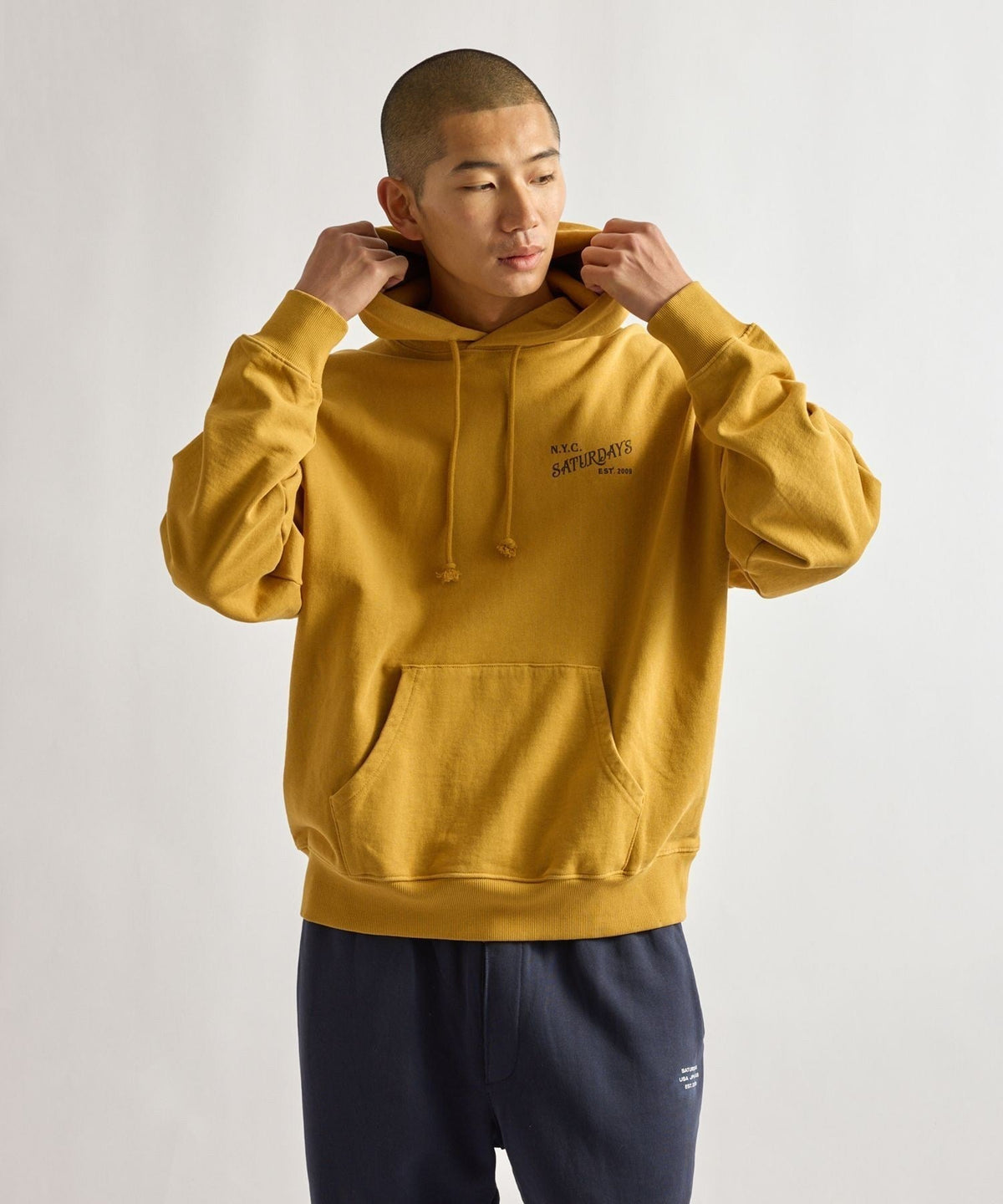 Warren Vintage Serif Relaxed Hoodie