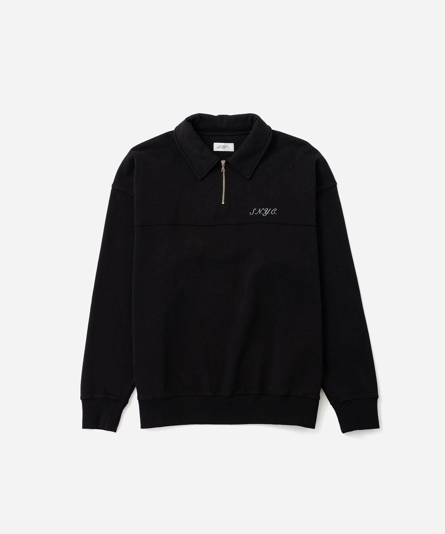 Mott Relaxed Quarter Zip Sweatshirt | Saturdays NYC Japan