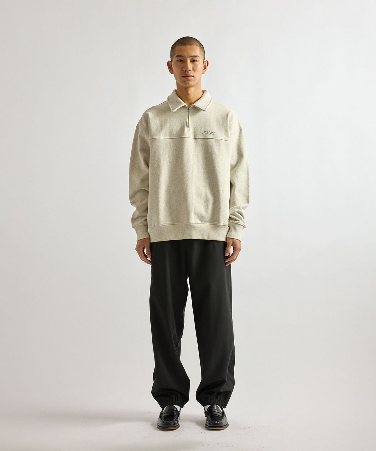 Mott Relaxed Quarter Zip Sweatshirt
