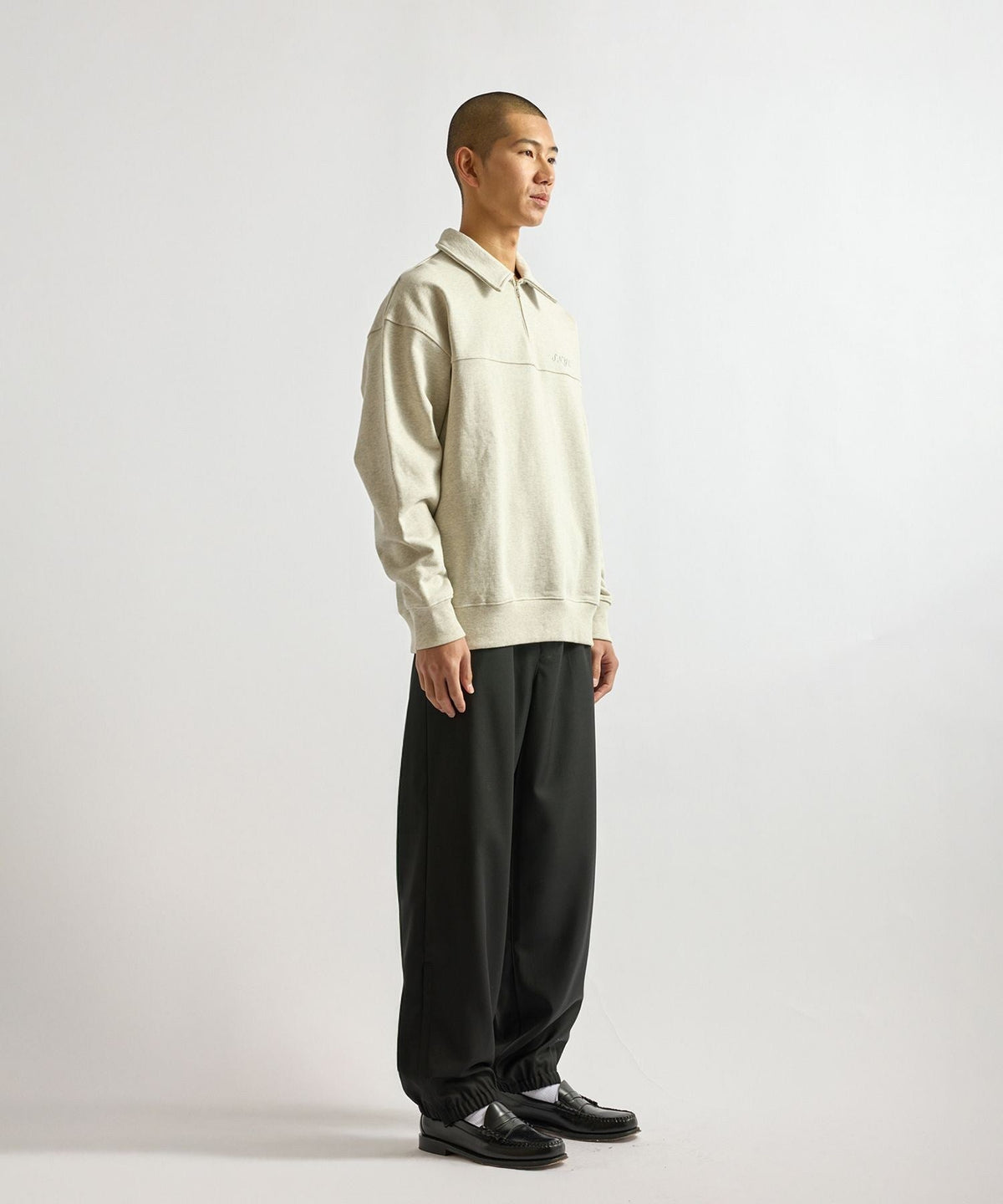Mott Relaxed Quarter Zip Sweatshirt