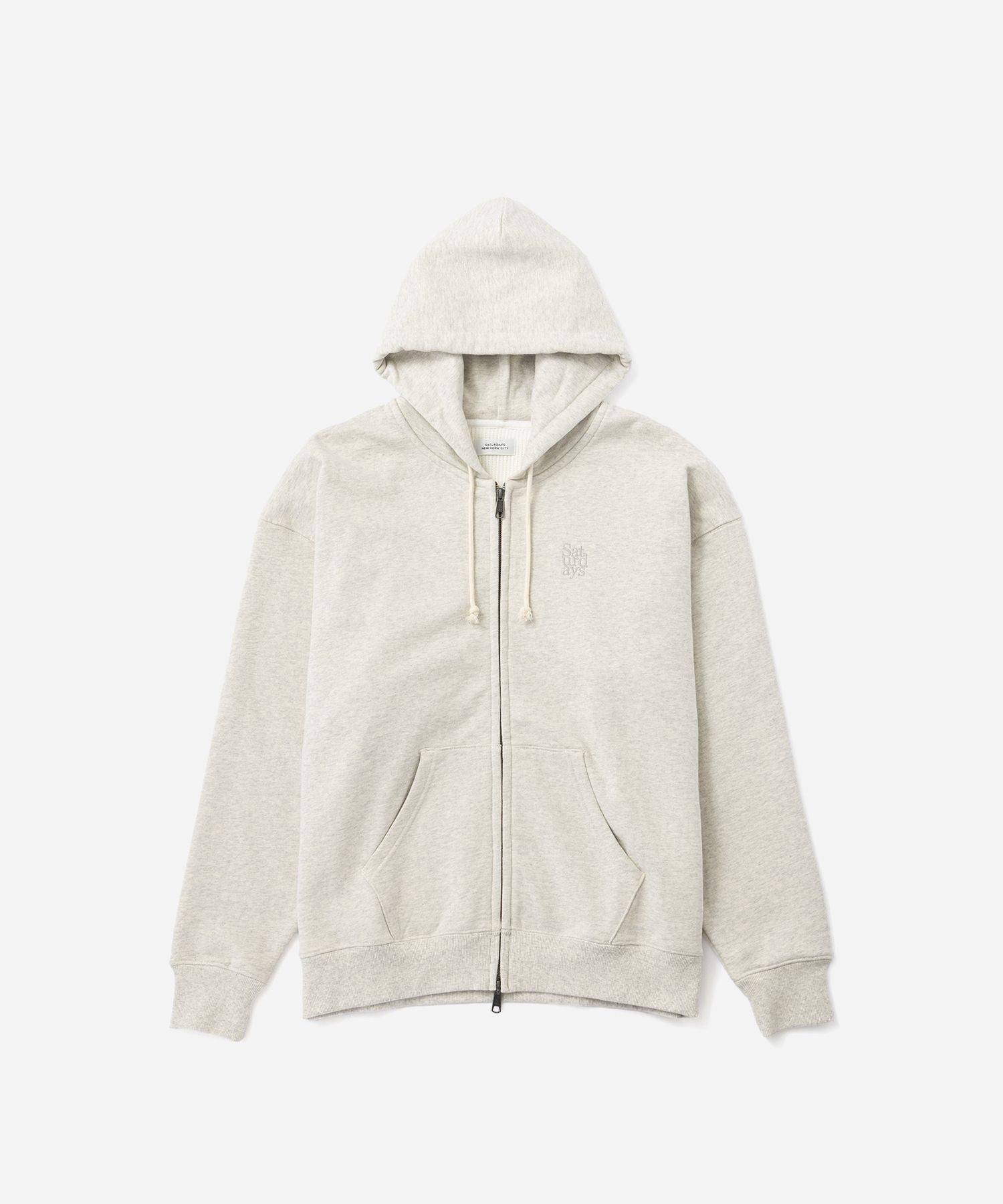 Canal Waffle Lined Zip Hoodie | Saturdays NYC Japan