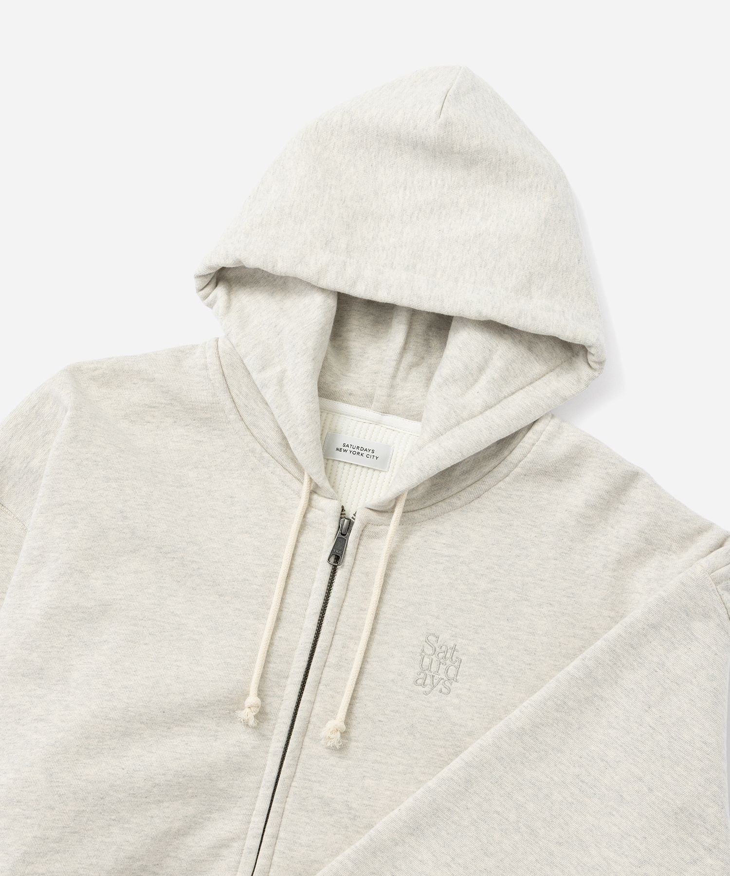 Canal Waffle Lined Zip Hoodie