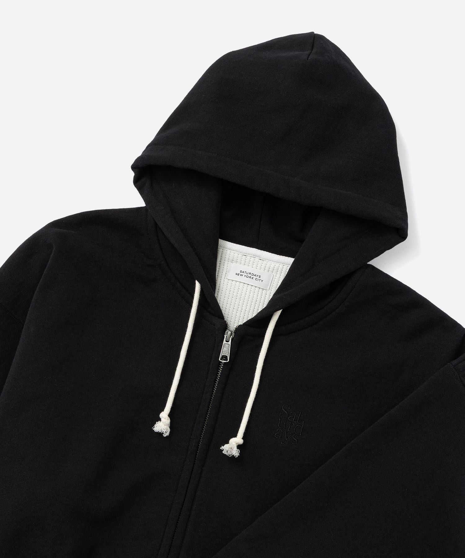 Canal Waffle Lined Zip Hoodie